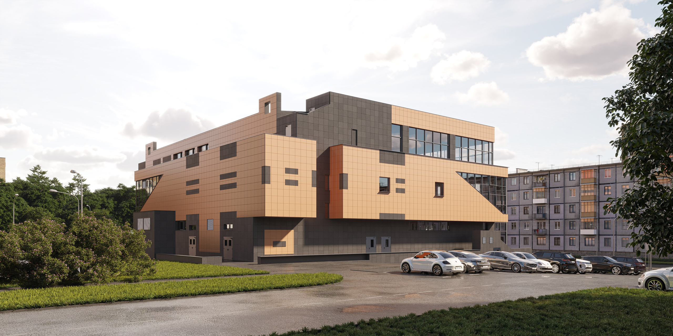 Торговый Центр, Солнцево. 3D визуализация интерьера и архитектурной среды