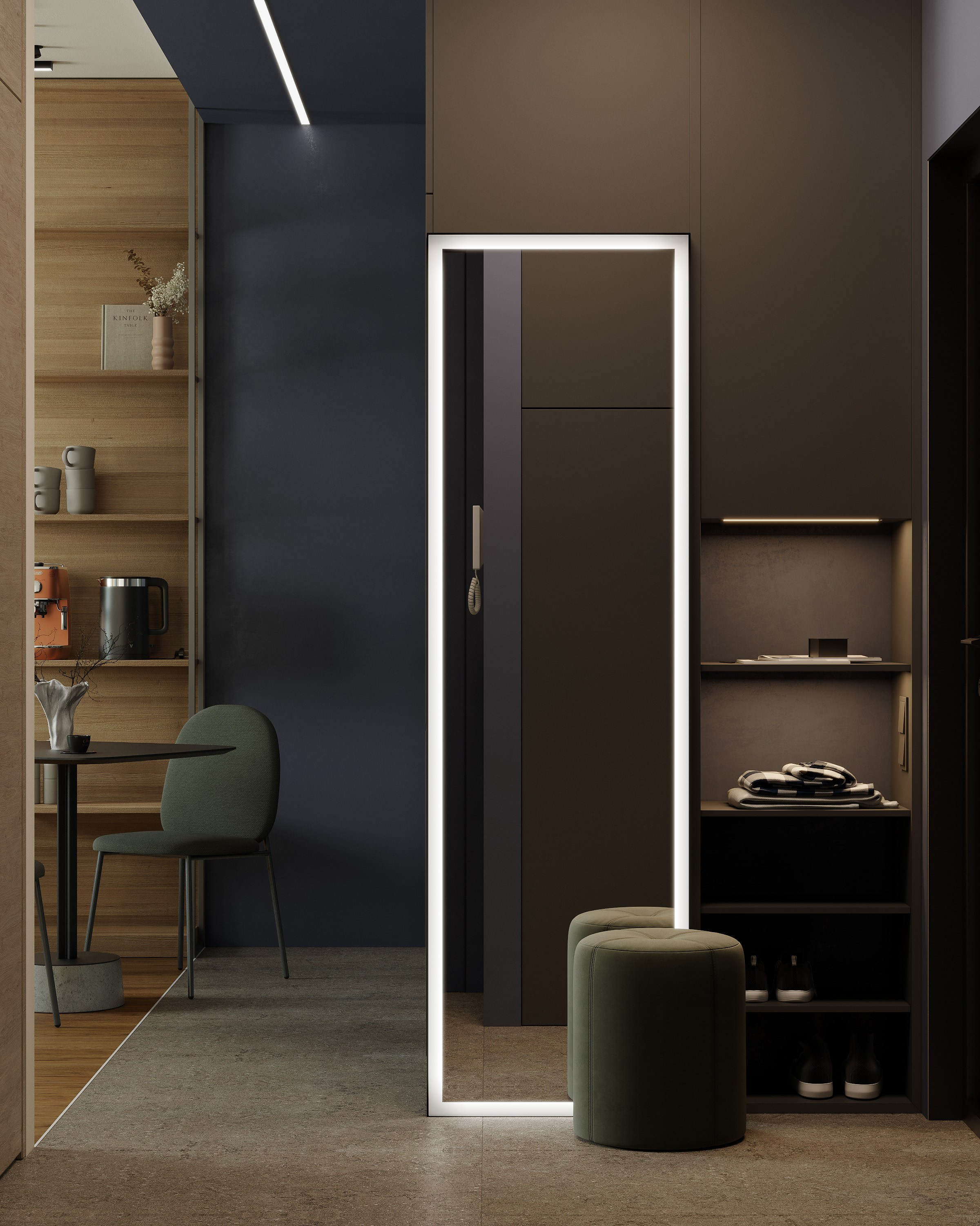 Квартира для LSD Bureau. 3D визуализация интерьера и архитектурной среды