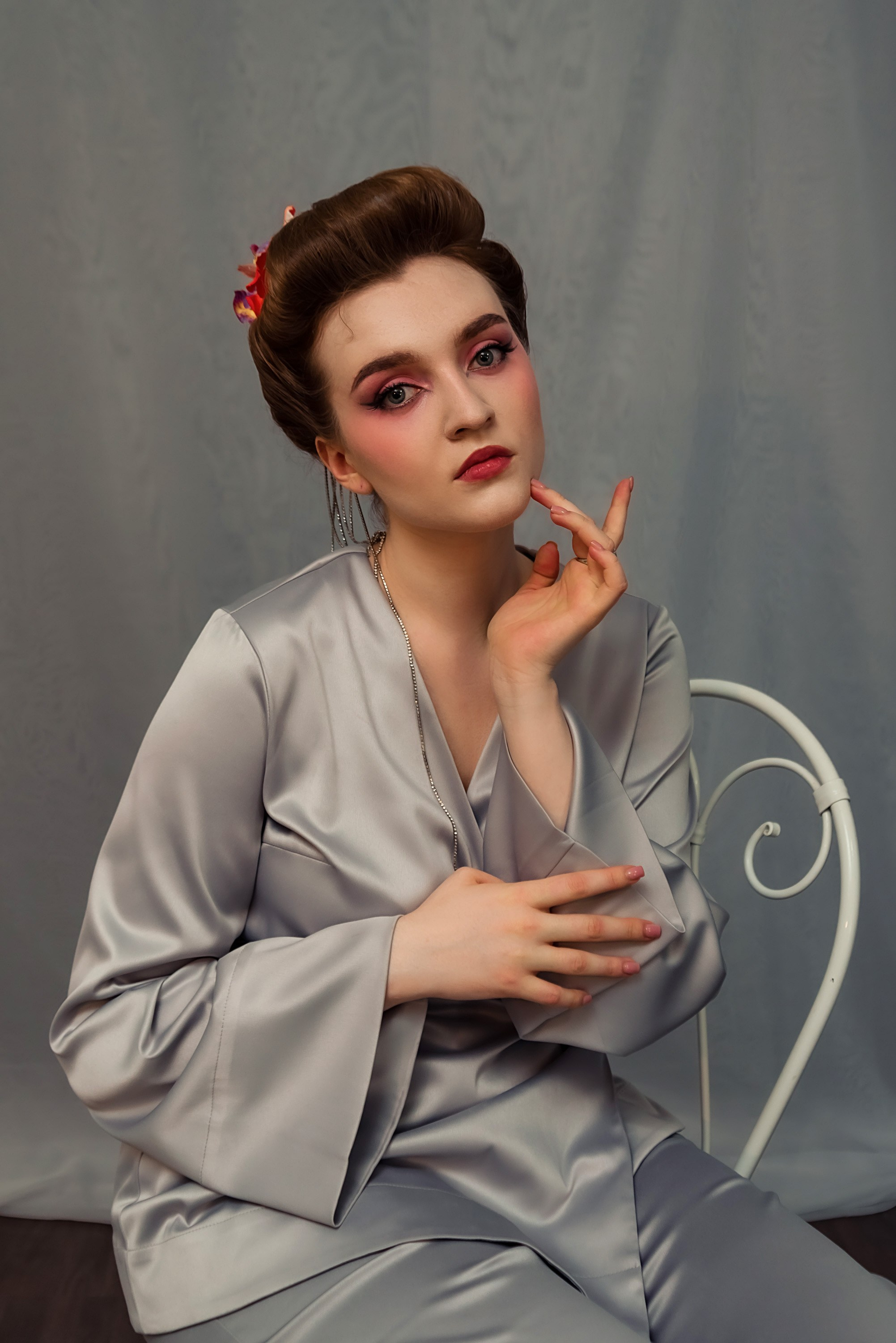 Съемка в стиле Гейша. Фотограф Тула творческие фотосессии недорого Ольга Ромашина