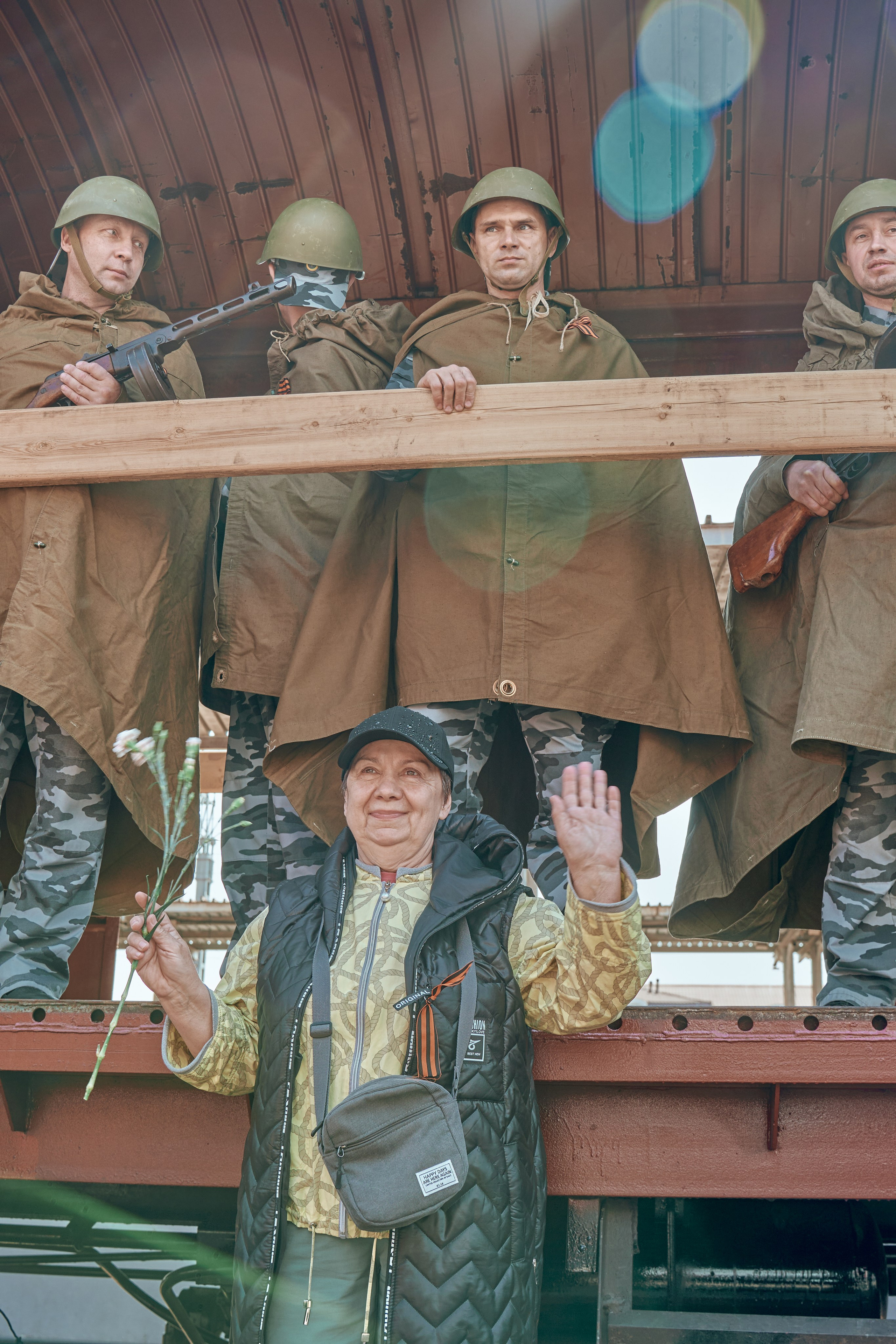 Поезд Победы!. Фотограф во Владивостоке