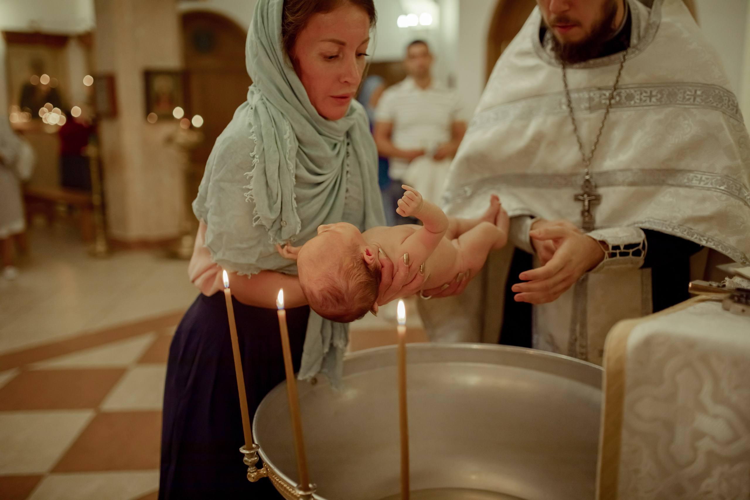 Крещение Анастасии. Семейный и детский фотограф в Москве Дорогова Екатерина