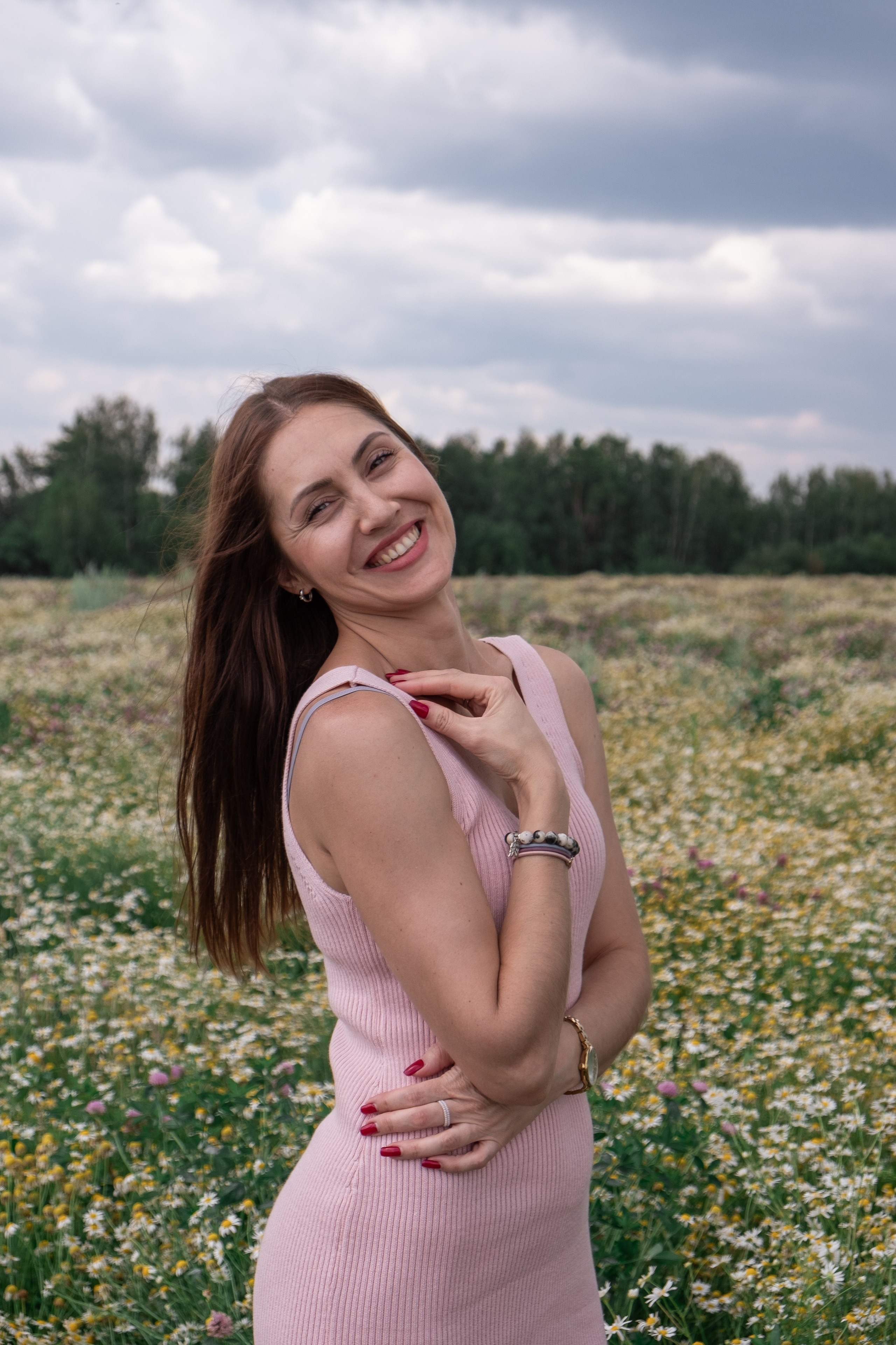 Семейная съёмка в поле. Фотограф Анастасия Голова