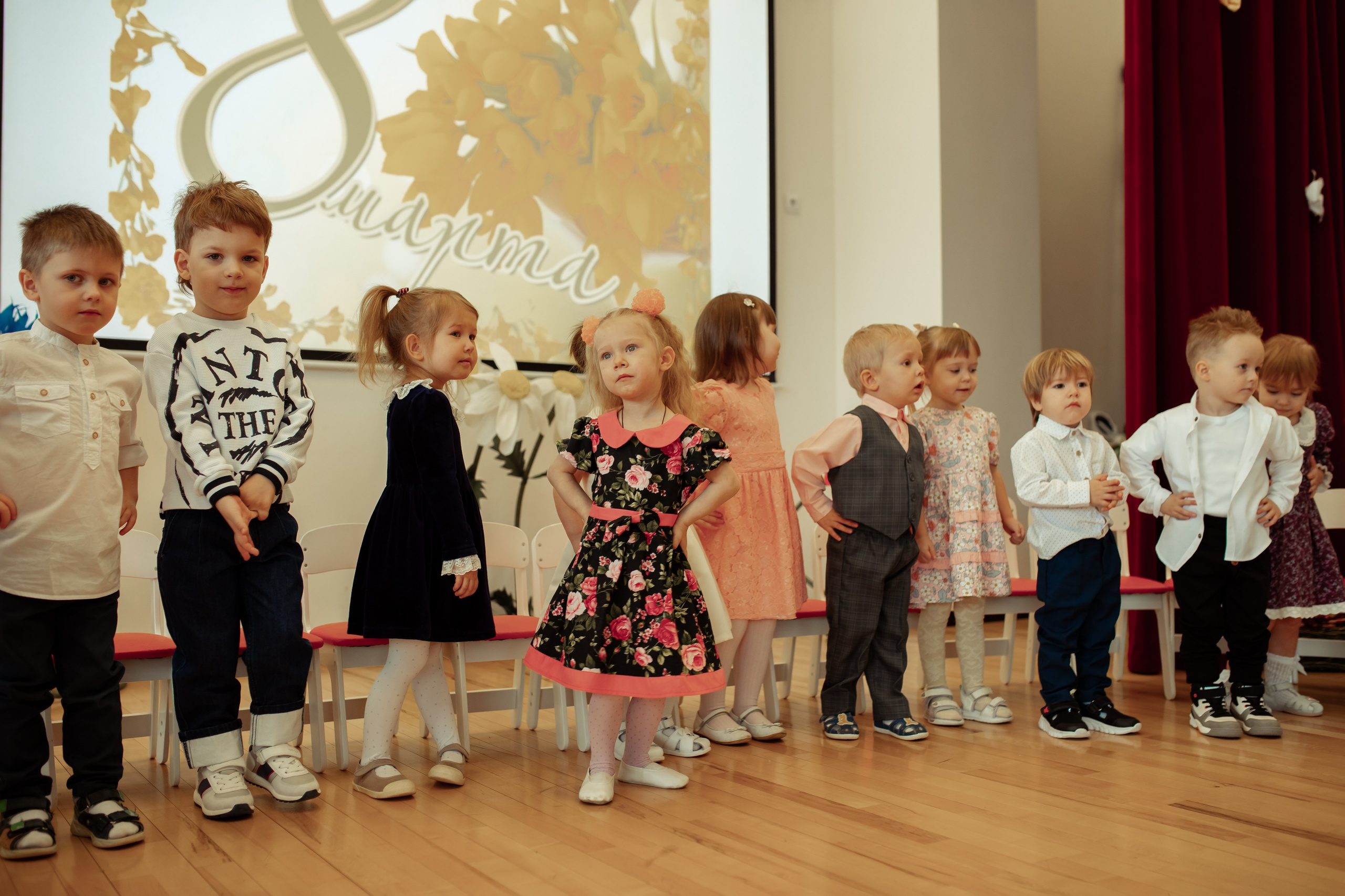 Праздник весны в детском саду. Семейный и детский фотограф в Москве Дорогова Екатерина