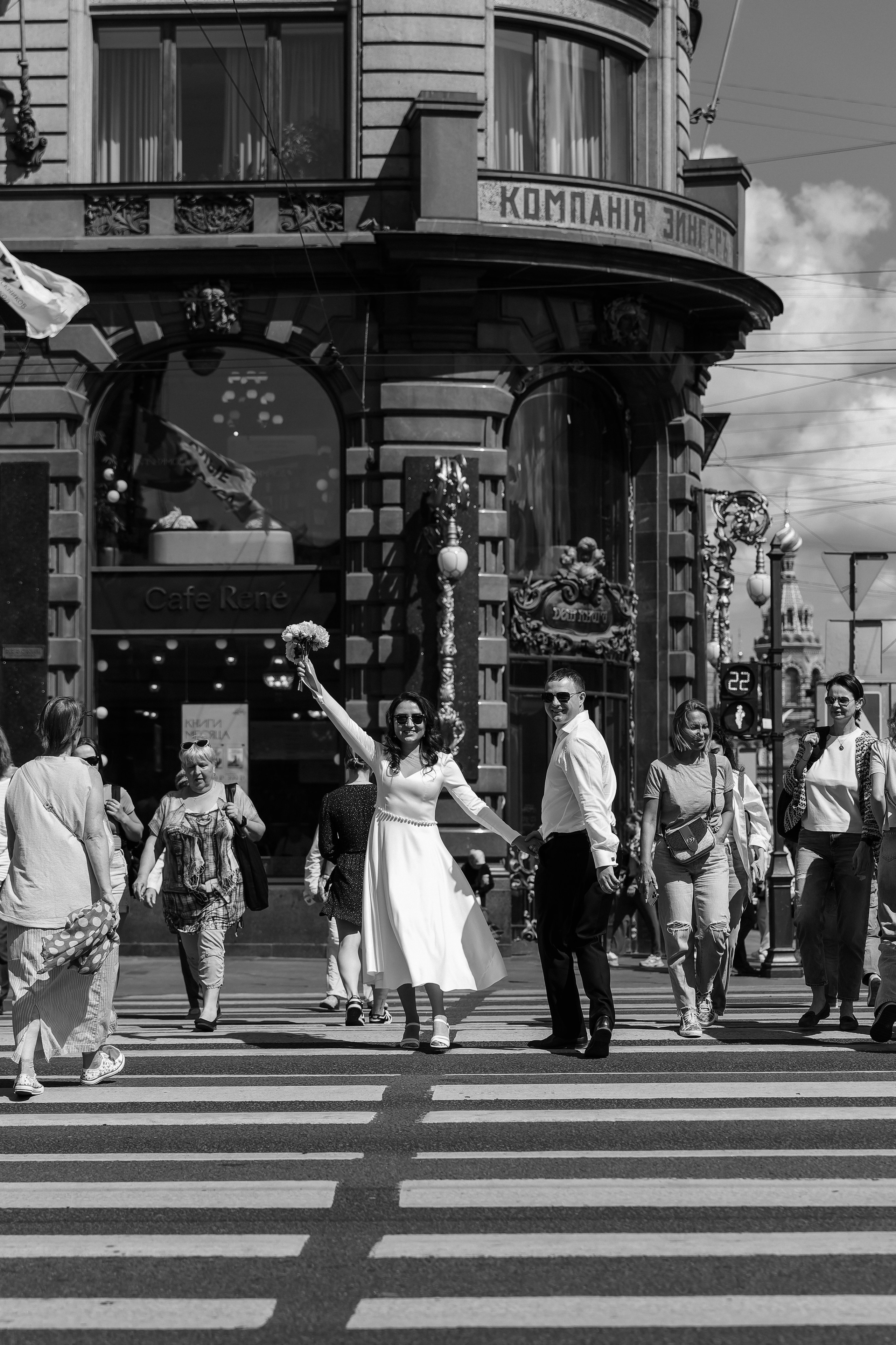 Анастасия и Алексей. Свадебная фотопрогулка. Свадебный и портретный фотограф в Санкт-Петербурге Анна Демьянова