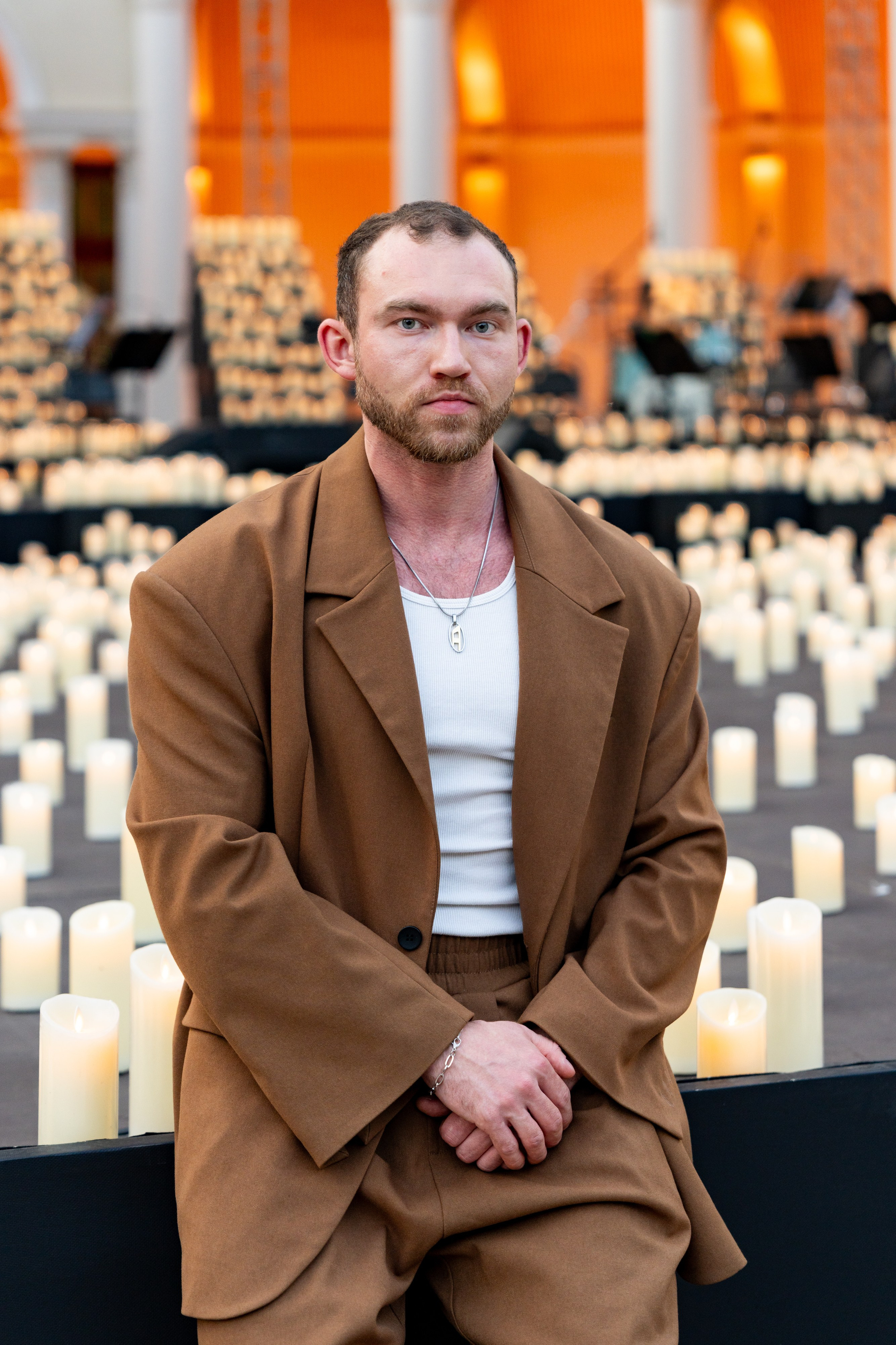 Симфонический оркестр Lumisfera при свечах. Фотограф Никита Комаров