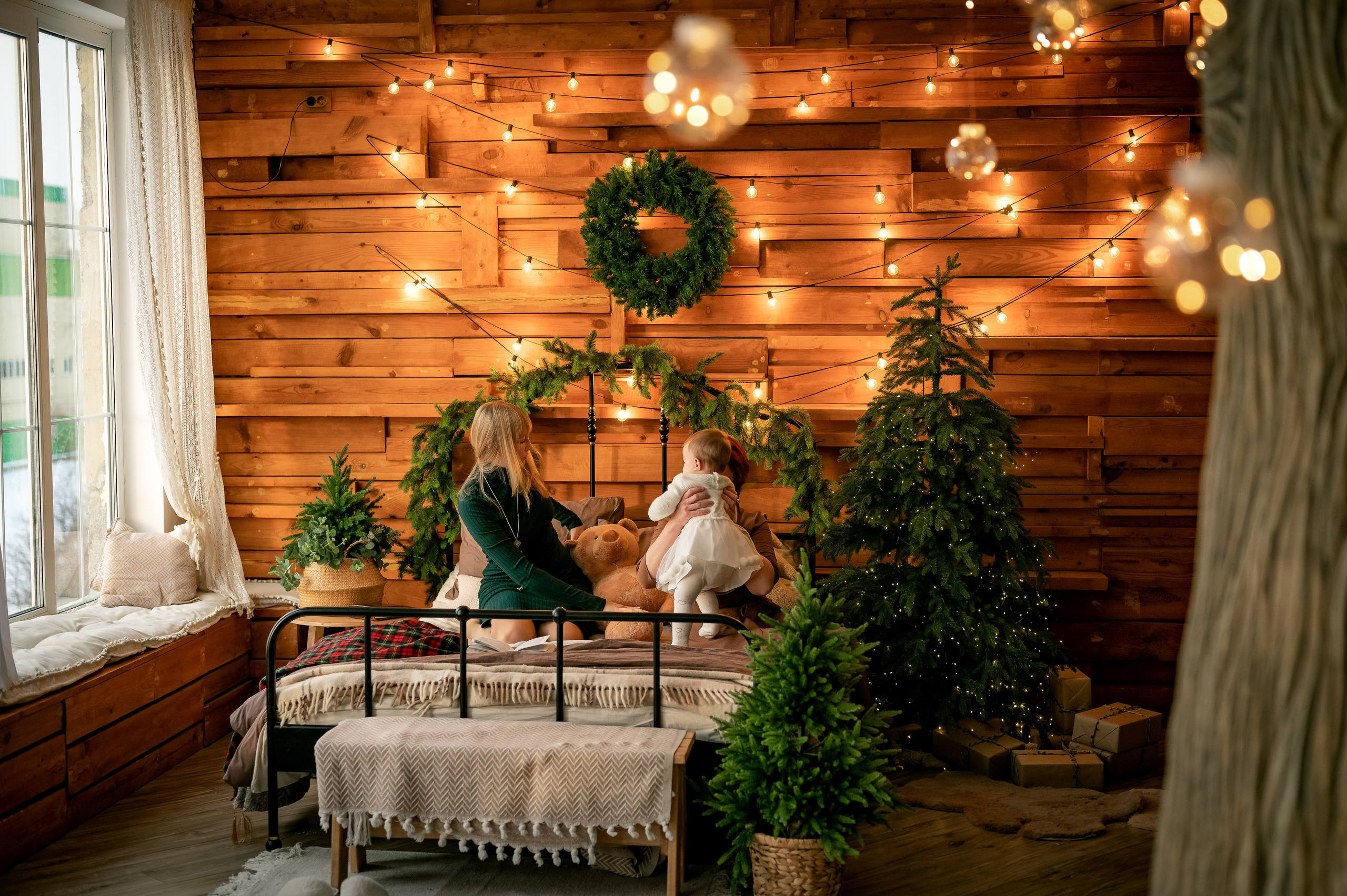 Новый год в студии. Фотограф новорождённых, семейный, школьный в городе Калуге Евгения