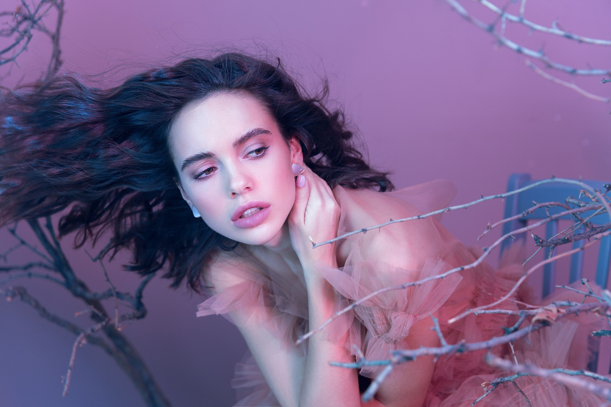 Необычная фотосессия в студии