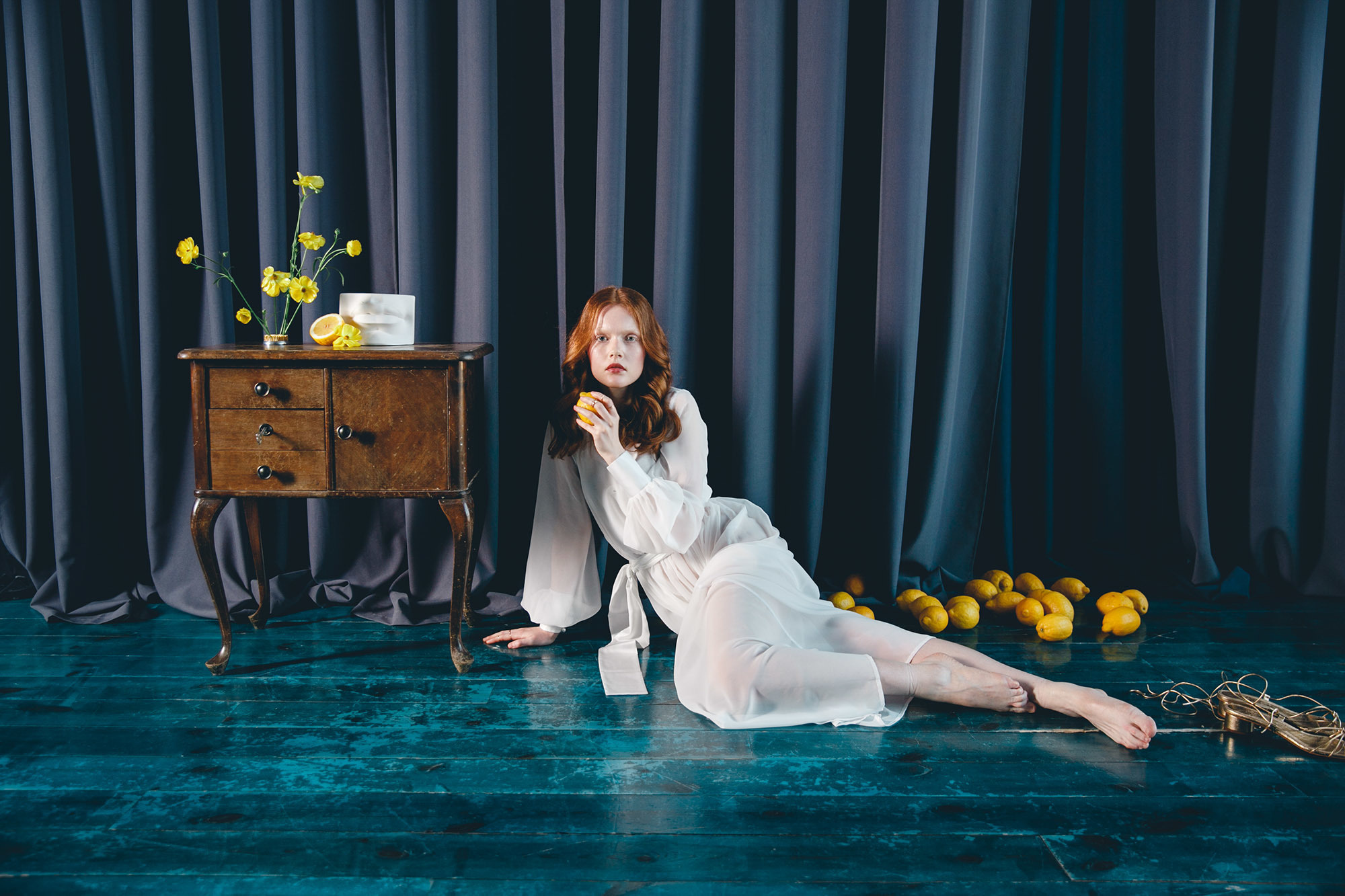 Стильная фотосессия в студии