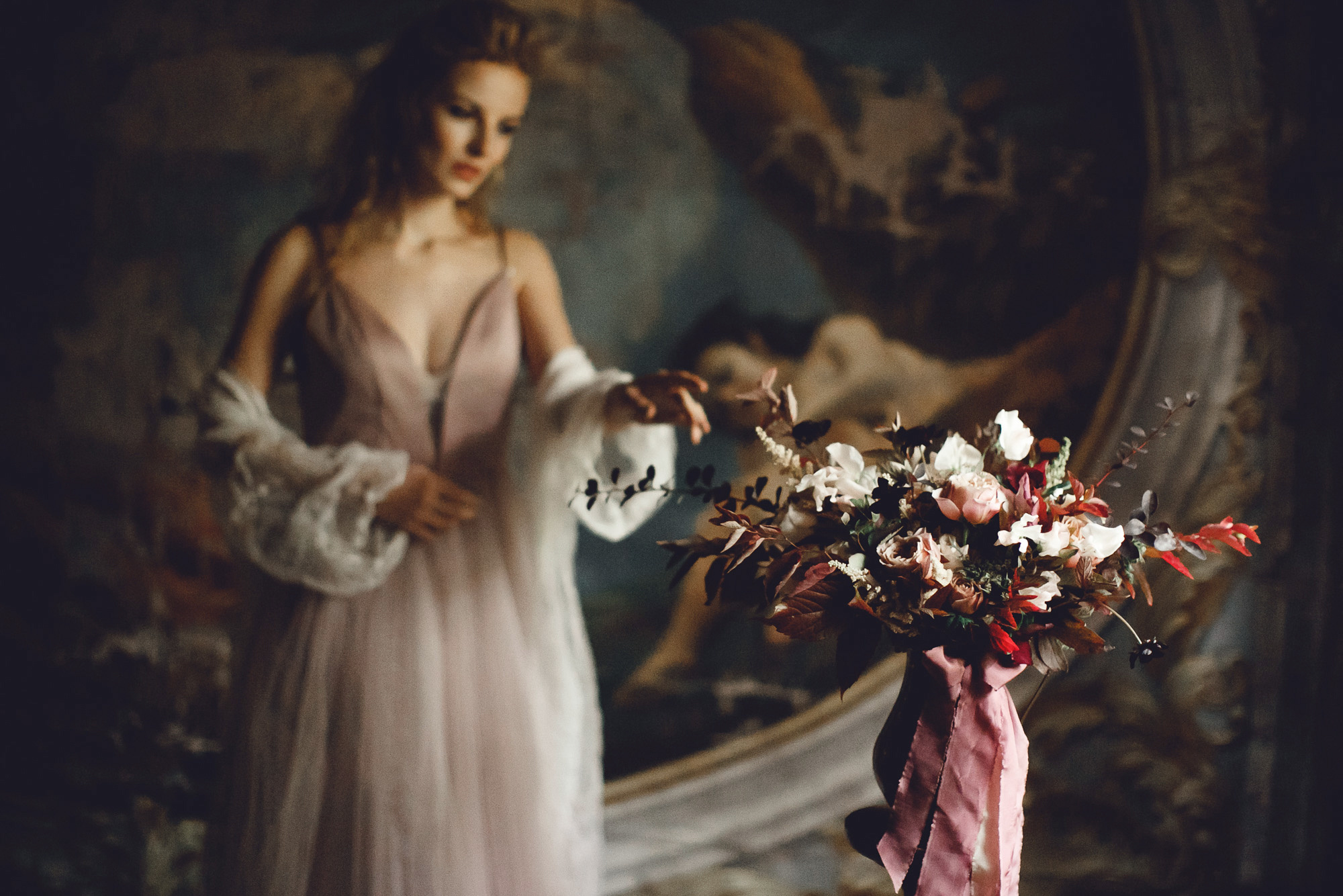 Фотосессия в усадьбе в стиле эпохи Возрождения