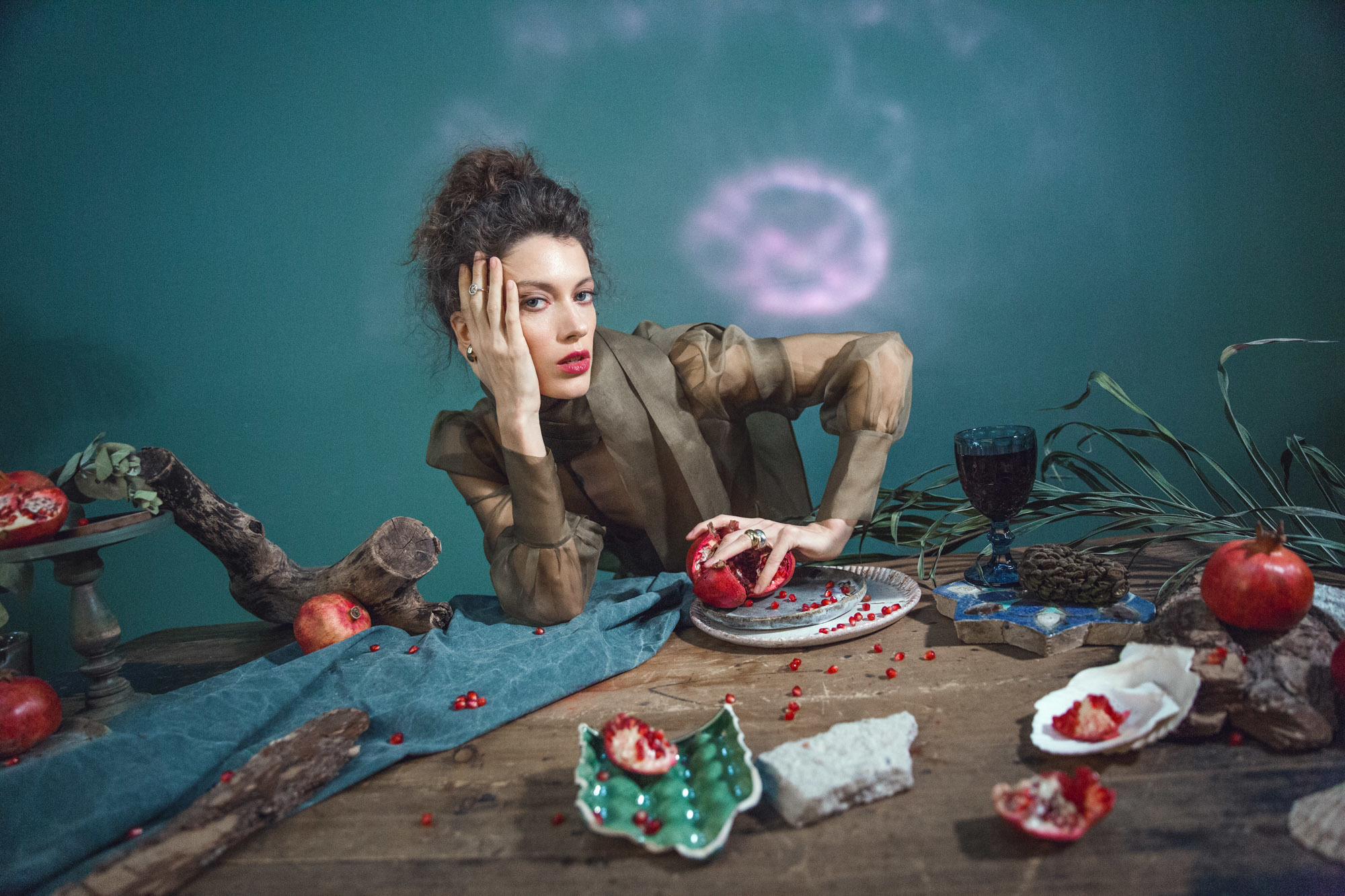 Необычная фотосессия в студии