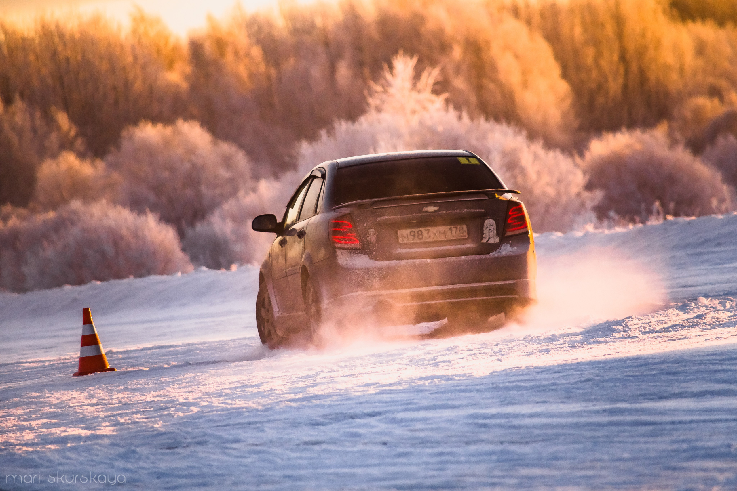 Контраварийная практика вождения автомобиля. Мотофотограф в Санкт-Петербурге Мария Скурская