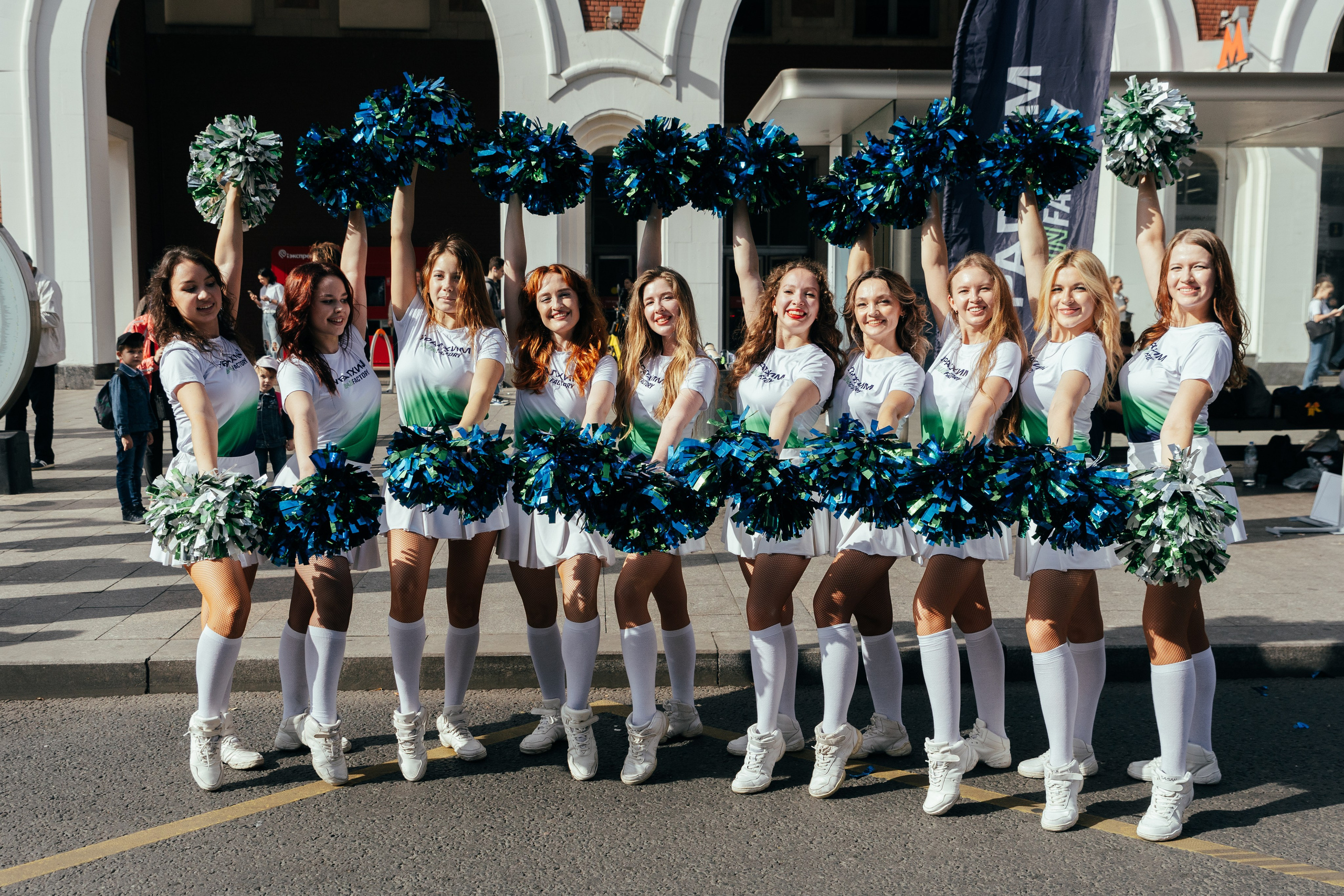 УRF на Московском Марафоне. Фотограф Иван Косарев