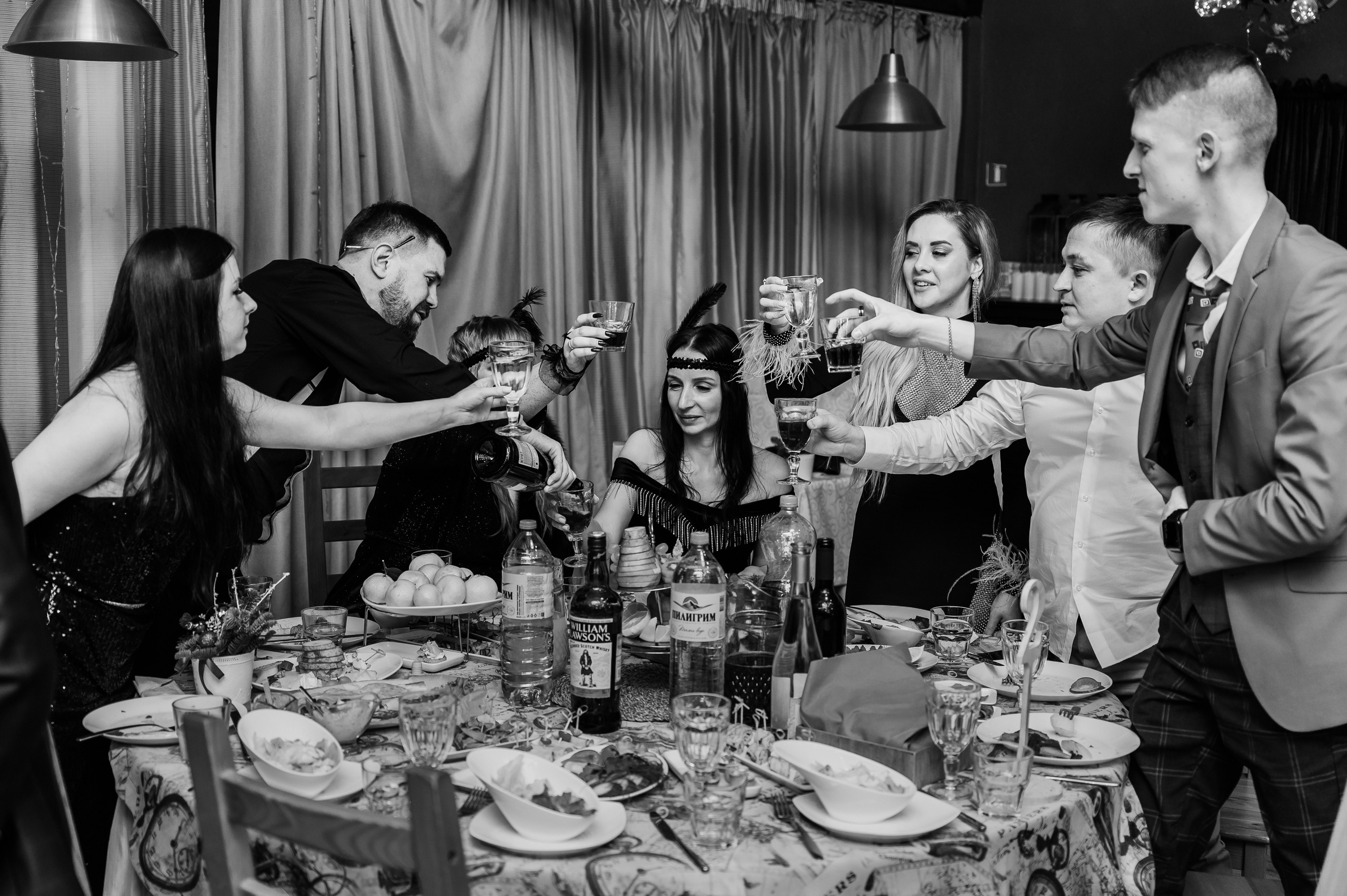 Новогодний корпоратив в «Алых парусах». Wedding and family photographer USA