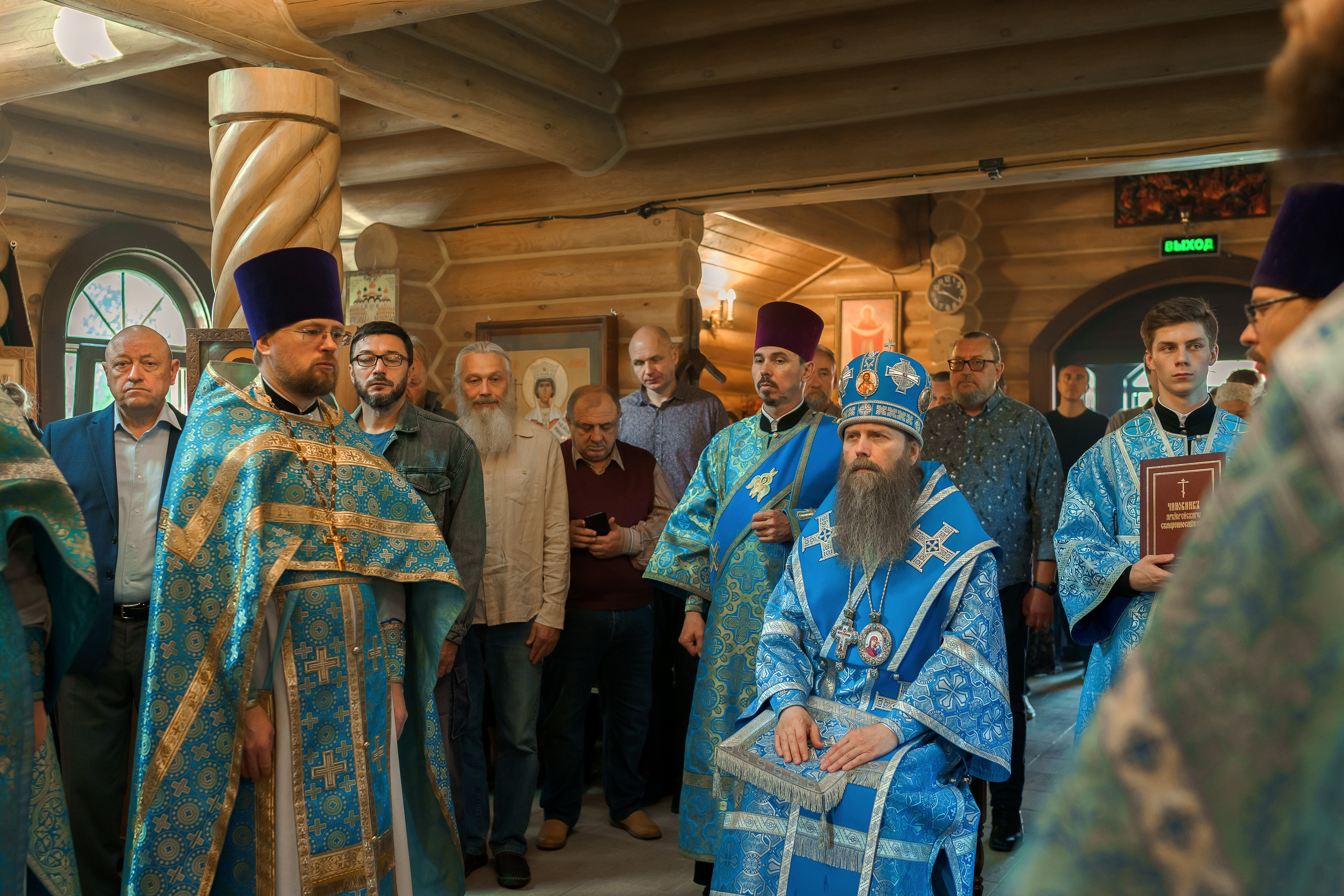 Съемка в храме