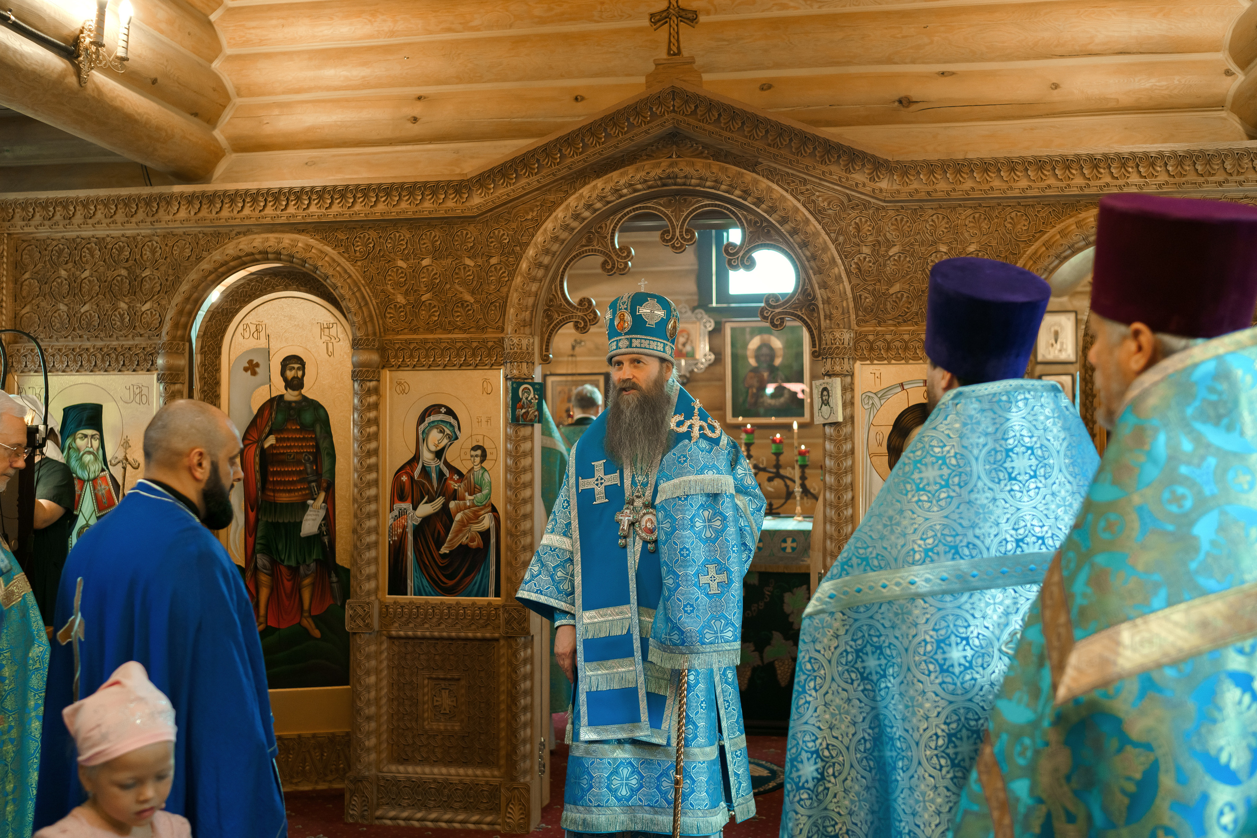 Съемка в храме