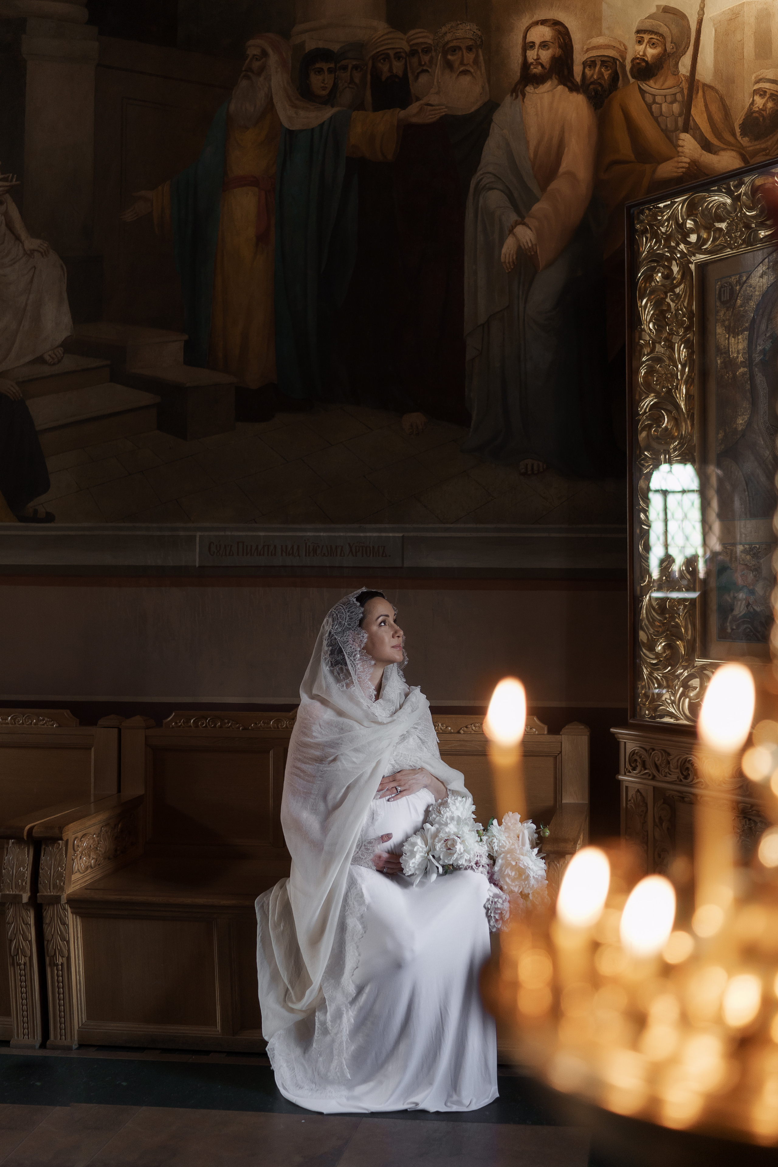 Съемка в храме