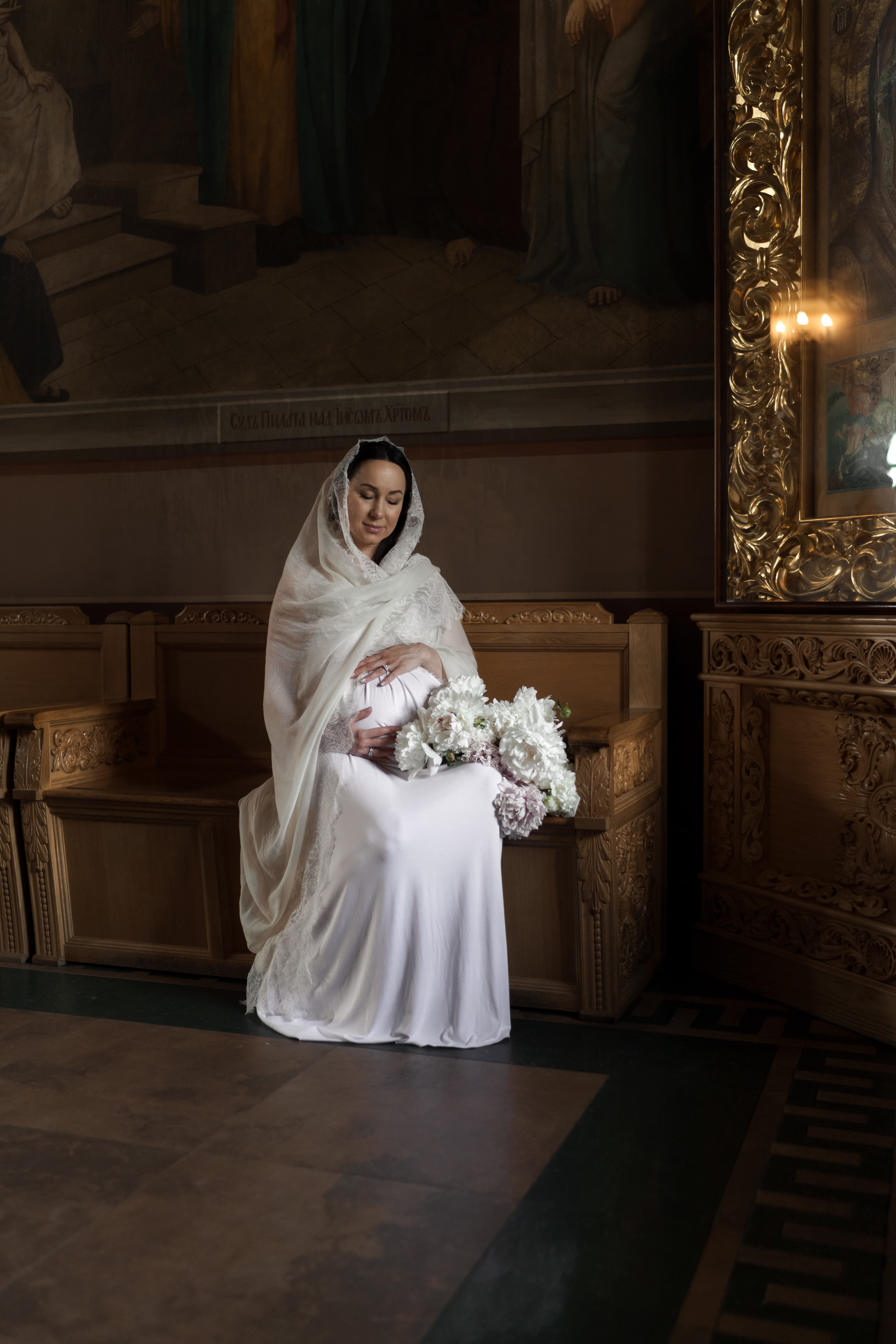 Съемка в храме