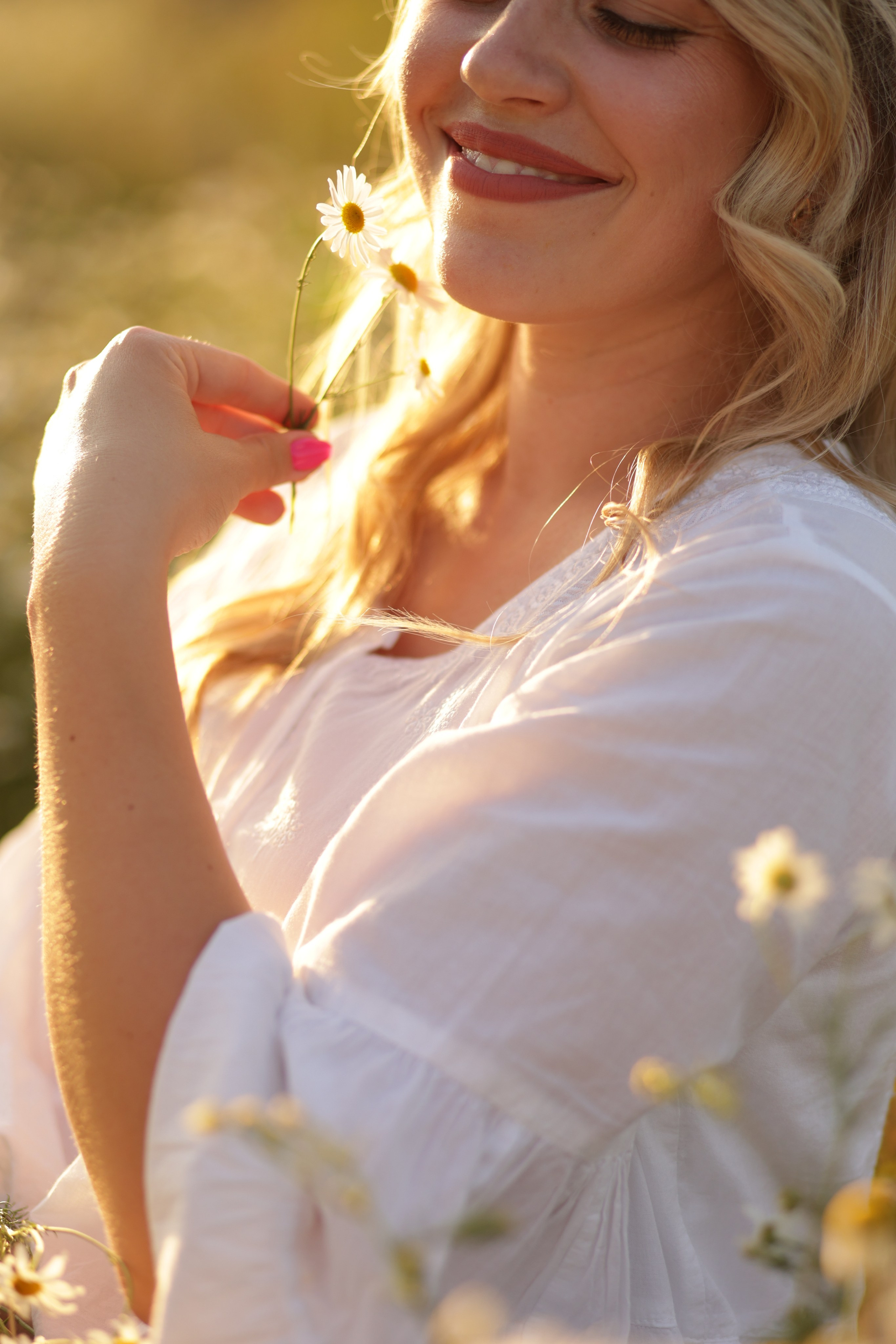 Вика и ромашки. Семейный фотограф в Саратове Юлия Охотникова