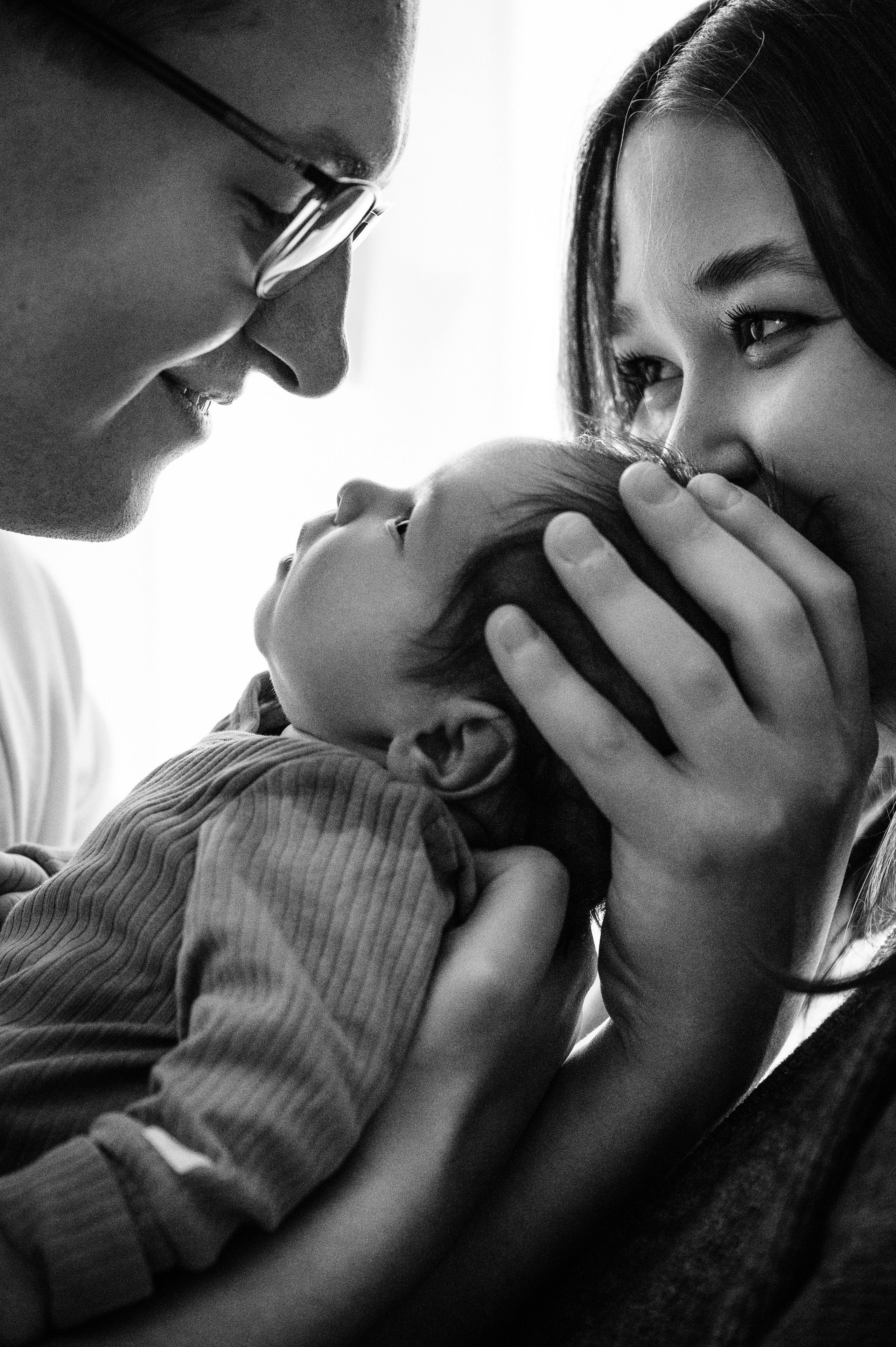 Анна, Вячеслав и Евгений. Фотограф беременности и семьи, домашние съемки, Ньюборн