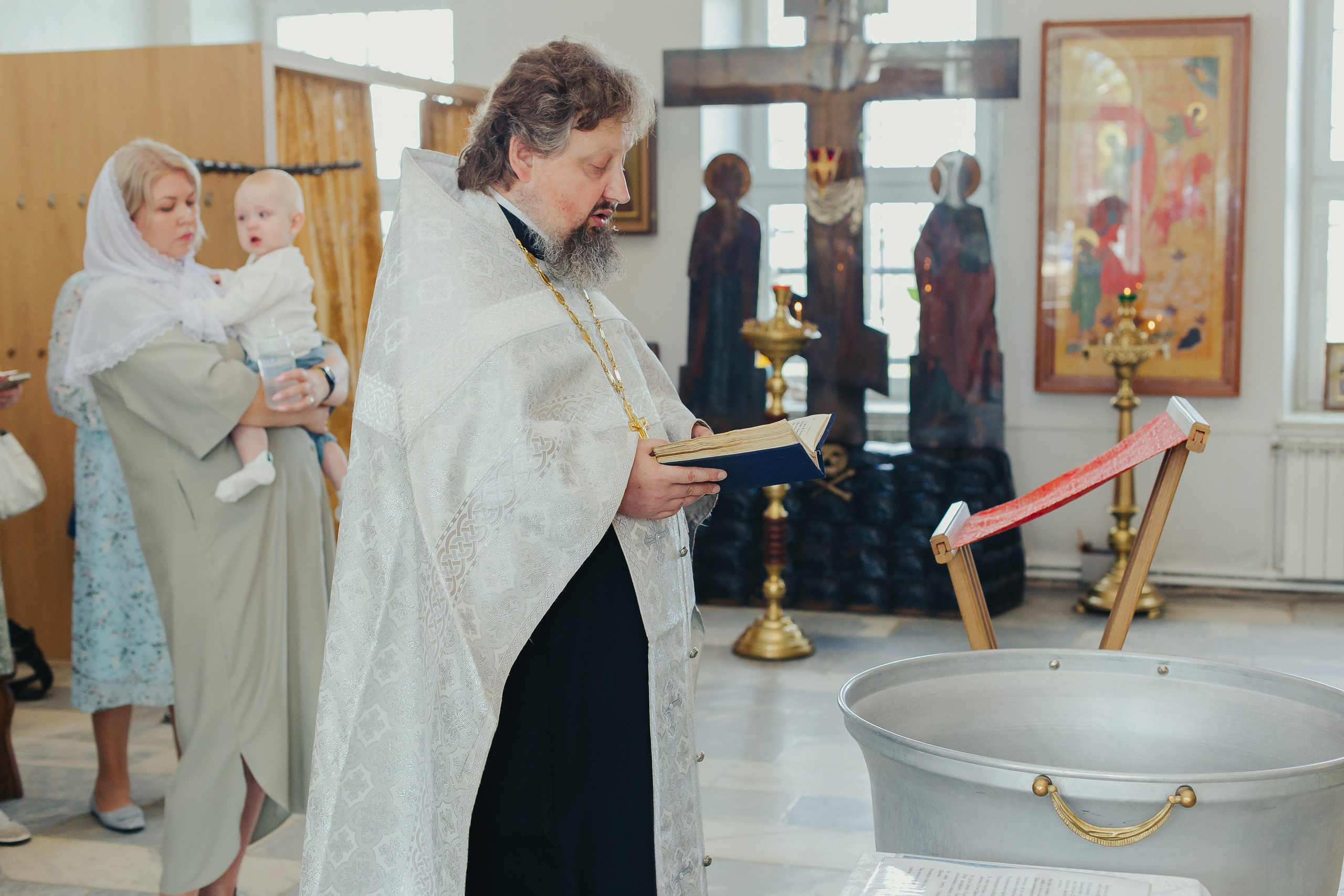 Фотосъемка Крещения в Сергиевом Посаде. Фотограф новорожденных и детский в Сергиевом Посаде Кругликова Юлия