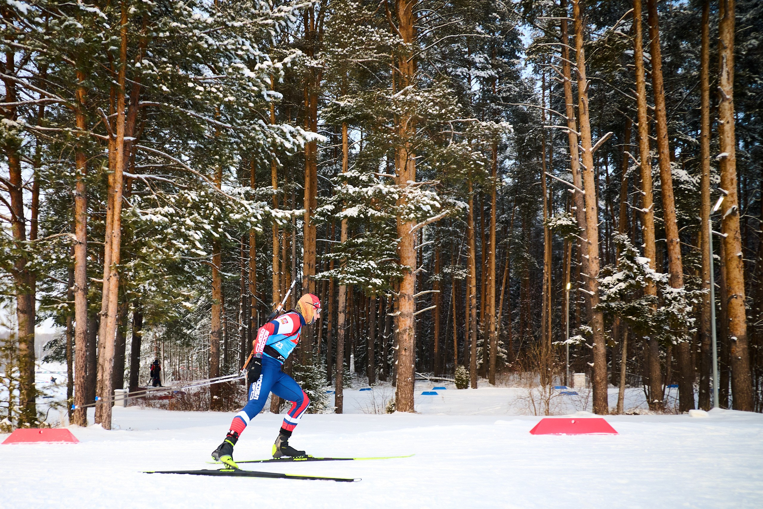 Биатлон. Чемпионат России — 2024/2025, 3-й этап, Ижевск. Спринт. Мужчины. Спортивный репортажный фотограф в Ижевске Сергей Мерзляков