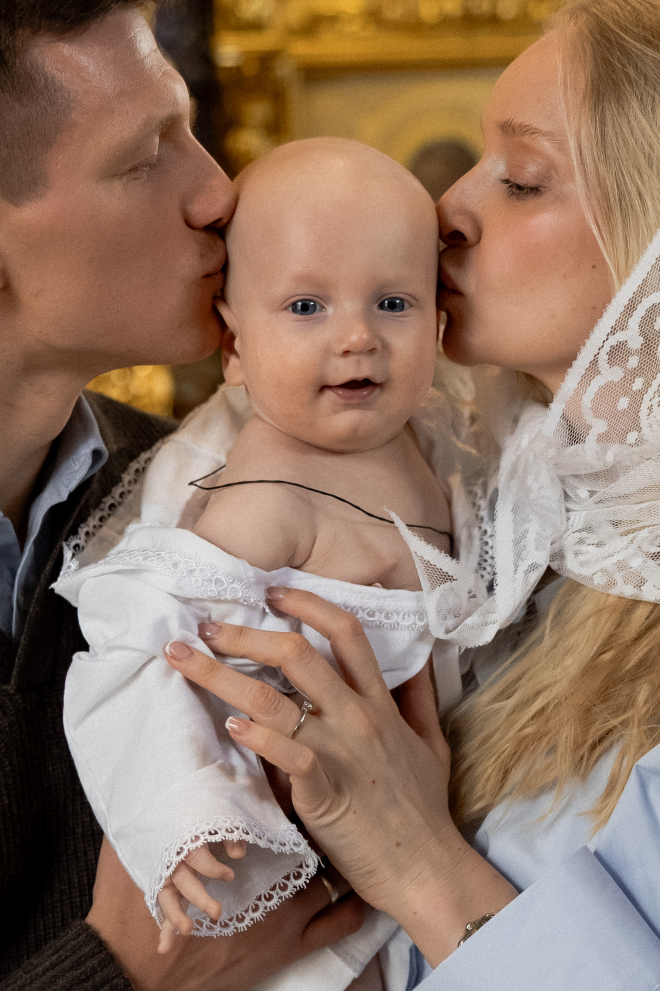 Крещение Ивана в часовне Серафима Саровского