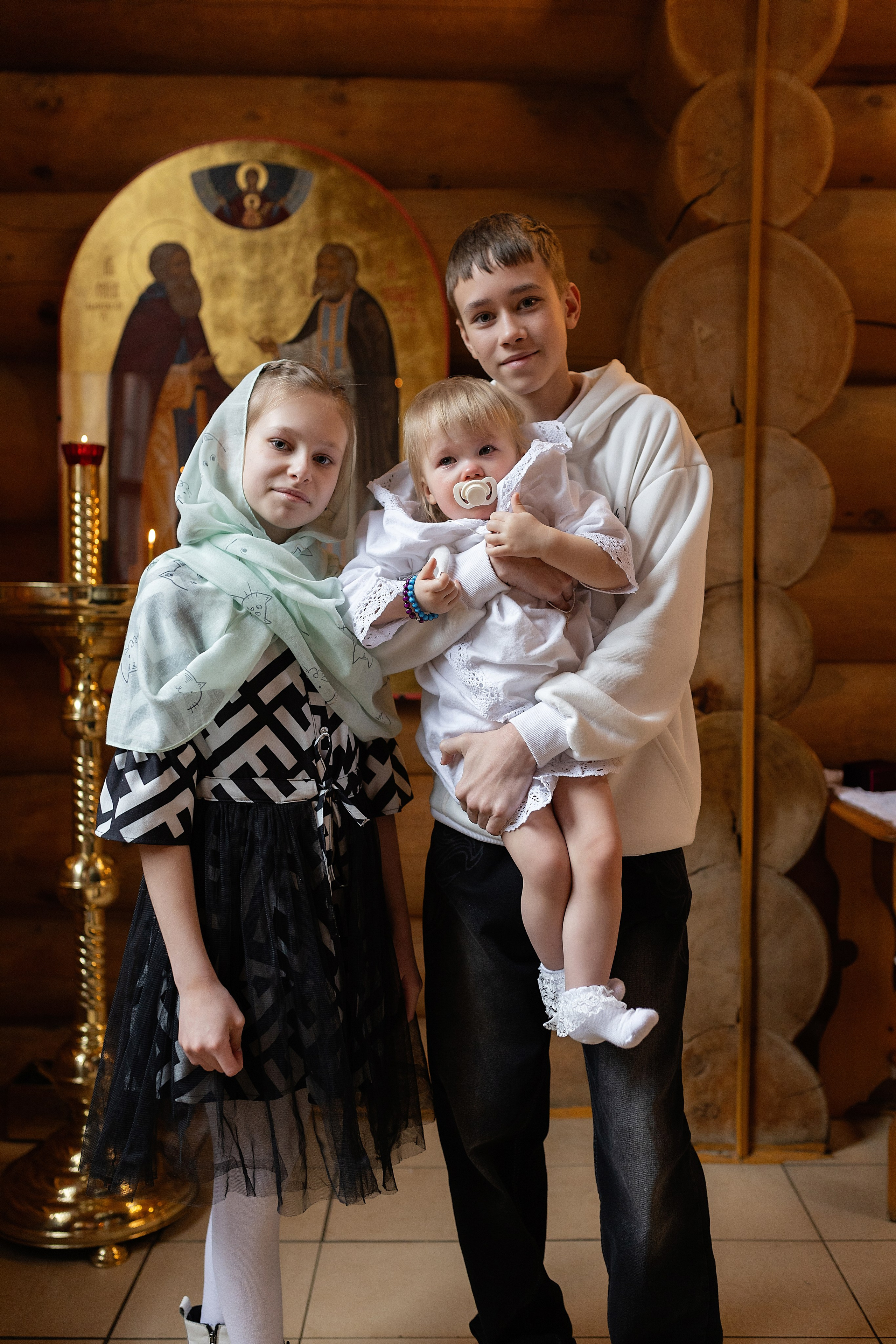 Таинство Крещения Ксении. Фотограф в Железнодорожном и Балашихе