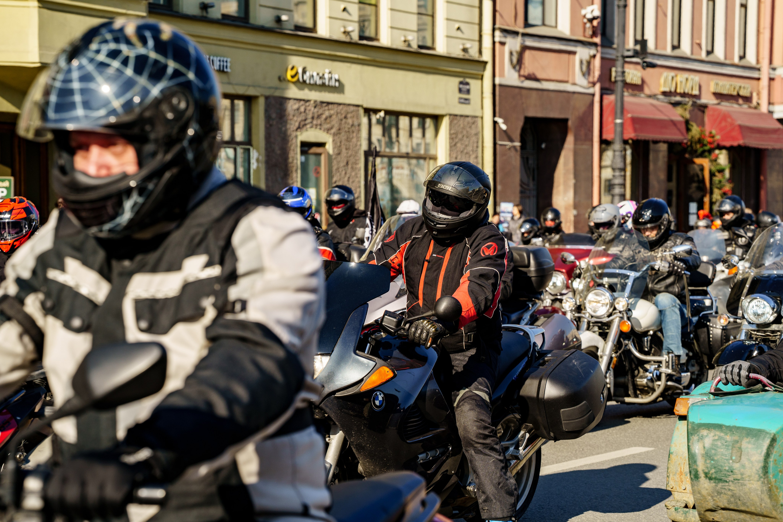 Прохват мотоклуба Norman Riders ч.1. Концертный и репортажный фотограф в Санкт-Петербурге Слава Пахомов