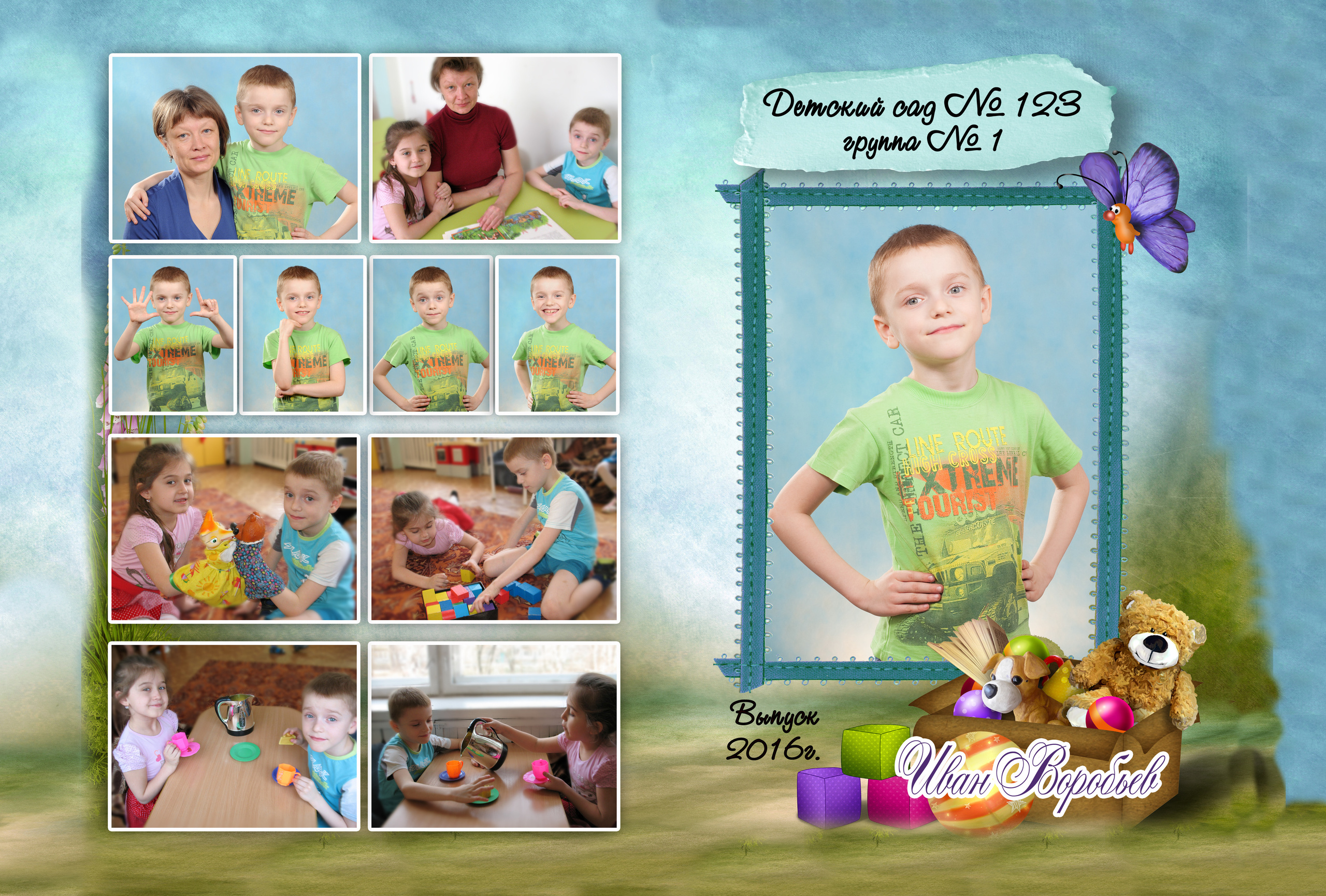 Для детского сада — 1400 руб. Школьный фотограф/видеограф в Санкт-Петербурге Константин Ольхин