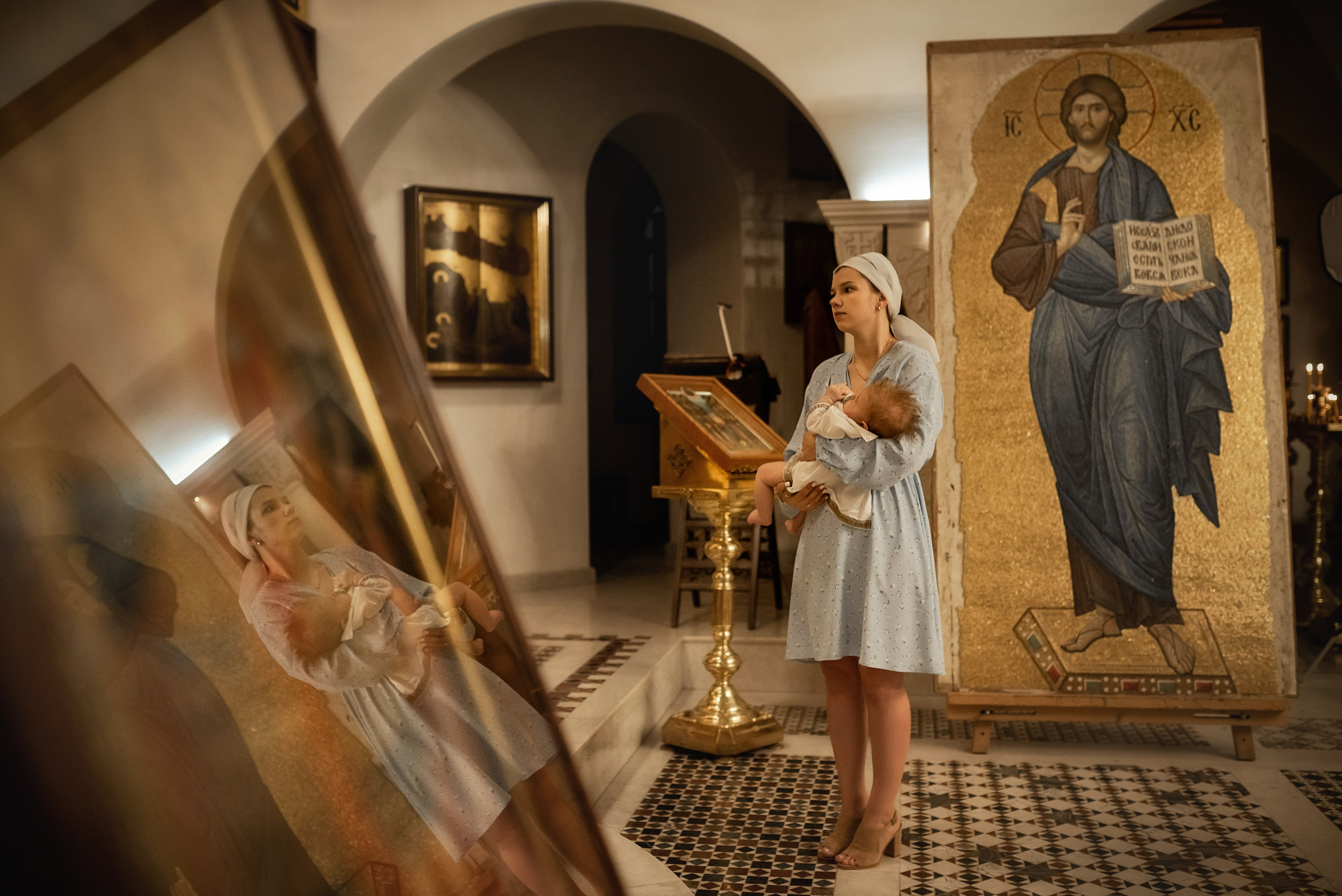 Крещение Алексея в Храме 40 Севастийских мучеников. Семейный фотограф в Ростове-на-Дону Татьяна Литвинова