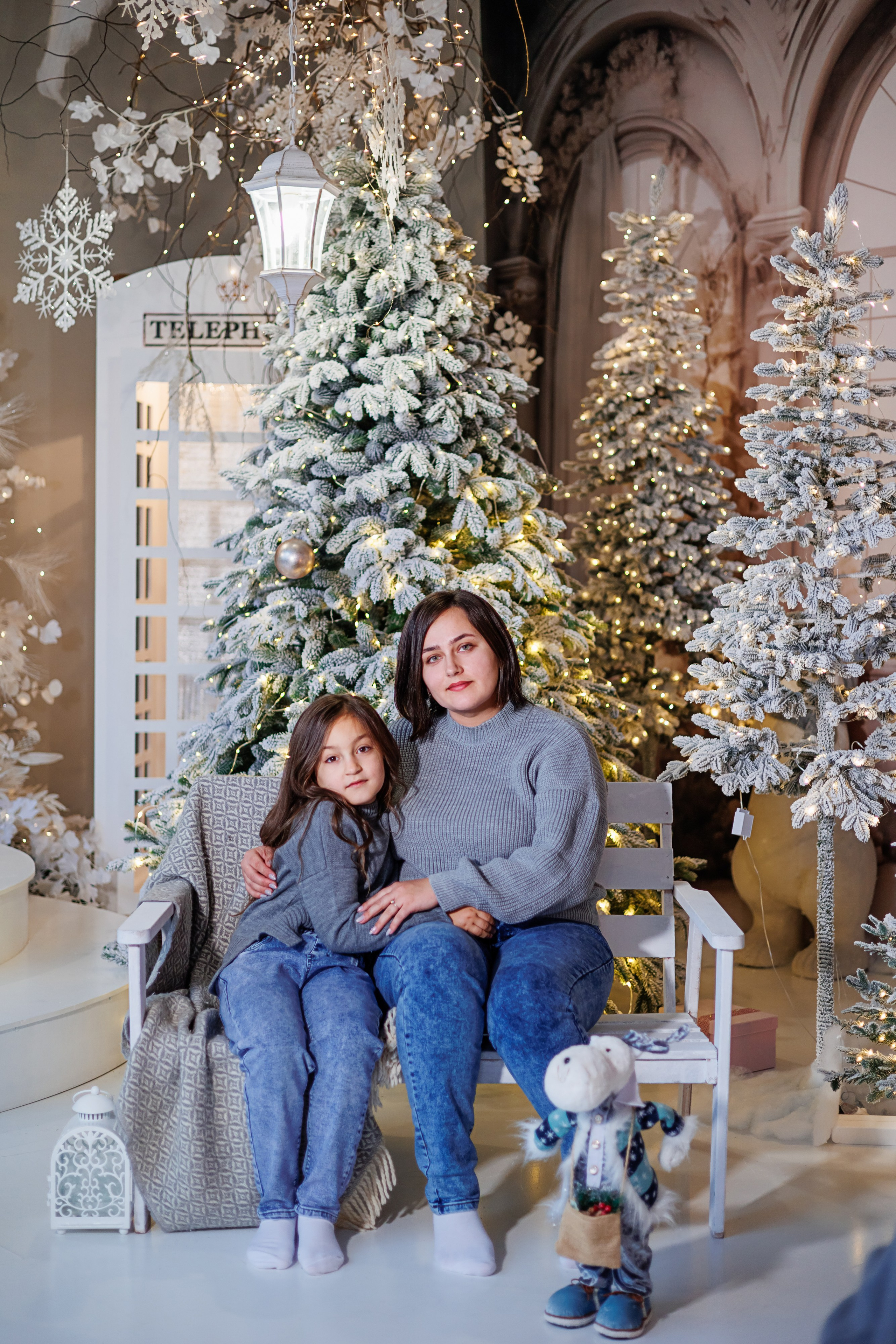 Дарья с детками Новый год25. Свадебный и семейный фотограф в Армавире