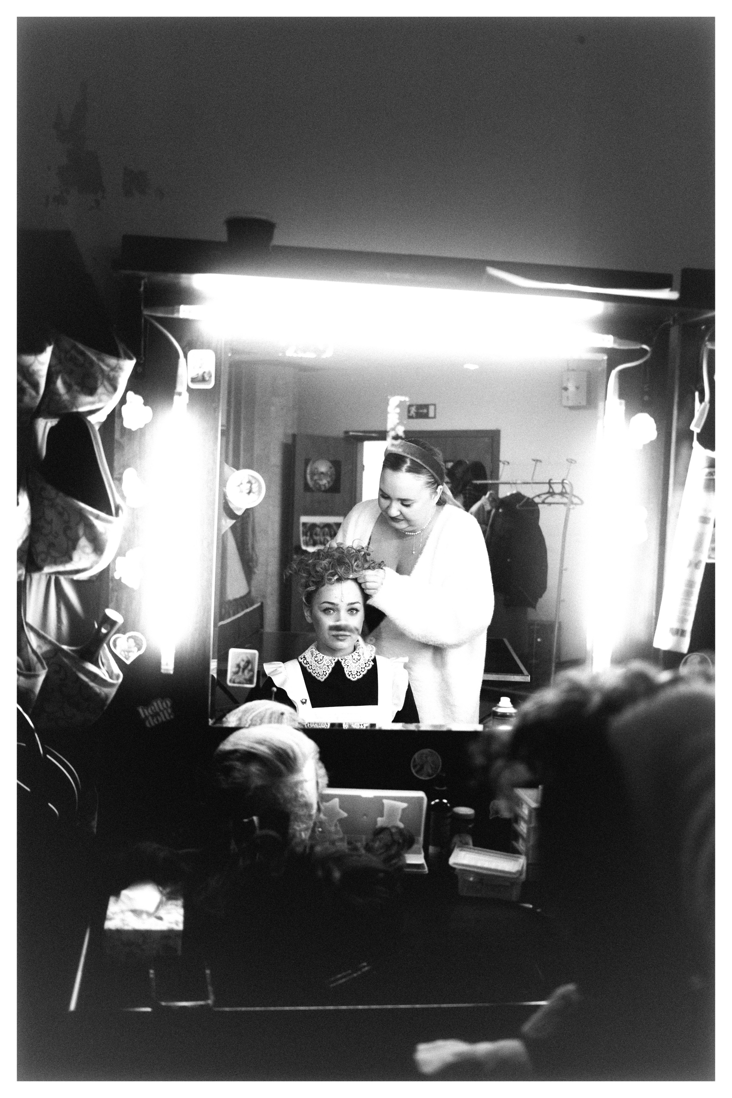 Theatre backstages. Portrait and backstage photographer Nina Crane