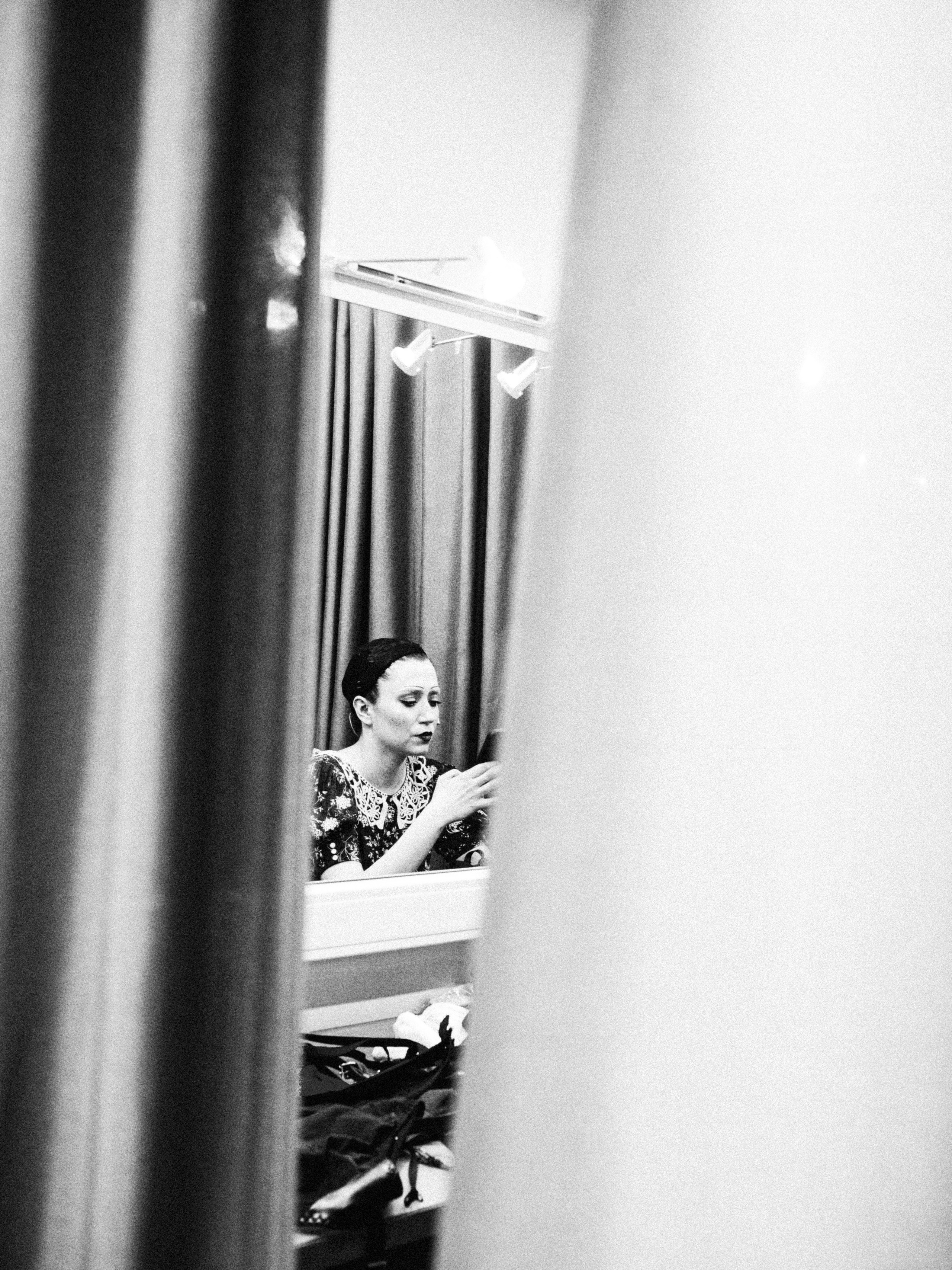 Theatre backstages. Portrait and backstage photographer Nina Crane