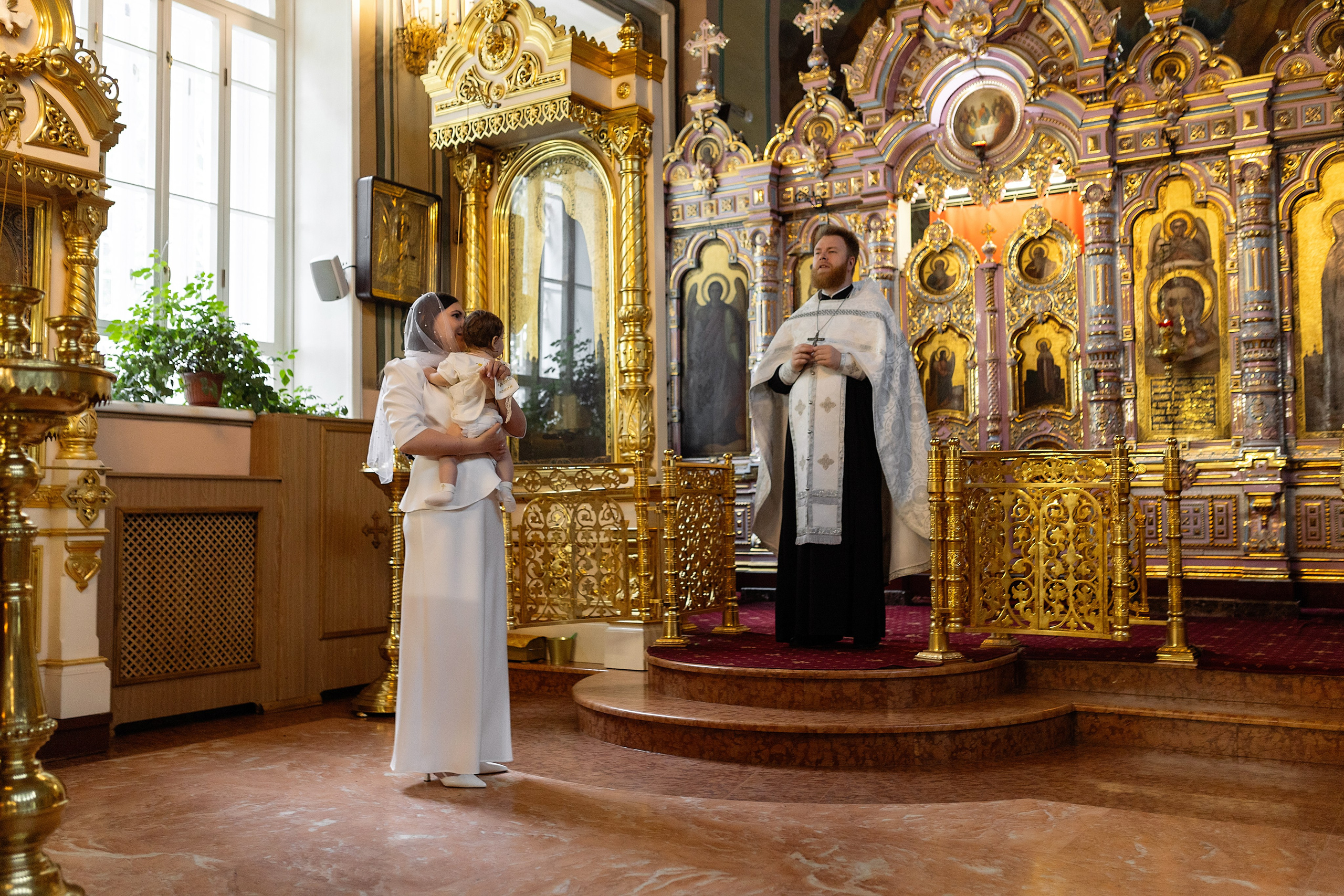 Таинство крещения Миланы. Фотограф в Железнодорожном и Балашихе