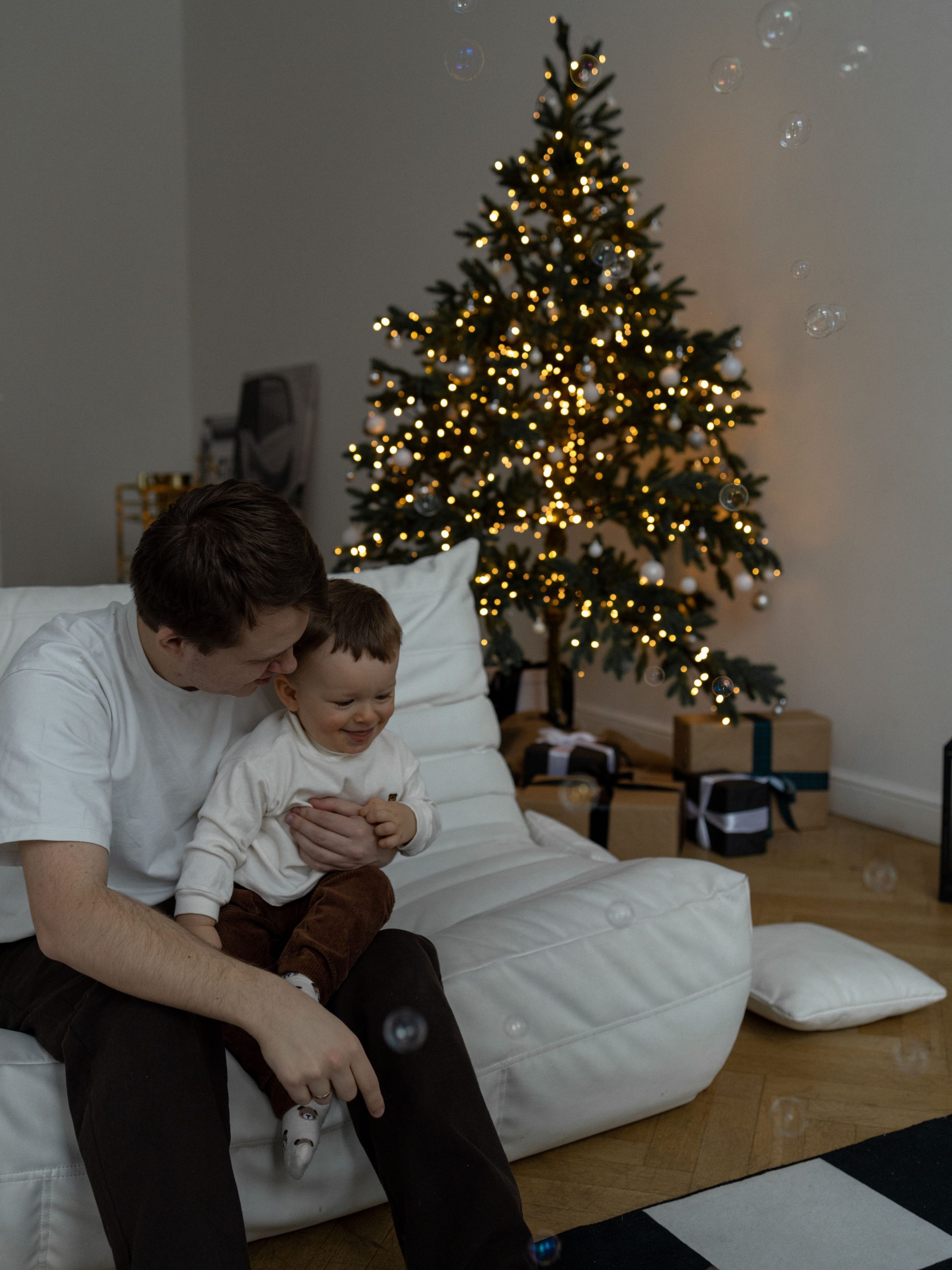 Новый год. Максим, Даша и Мирон. Фотограф Дарья Соколовская