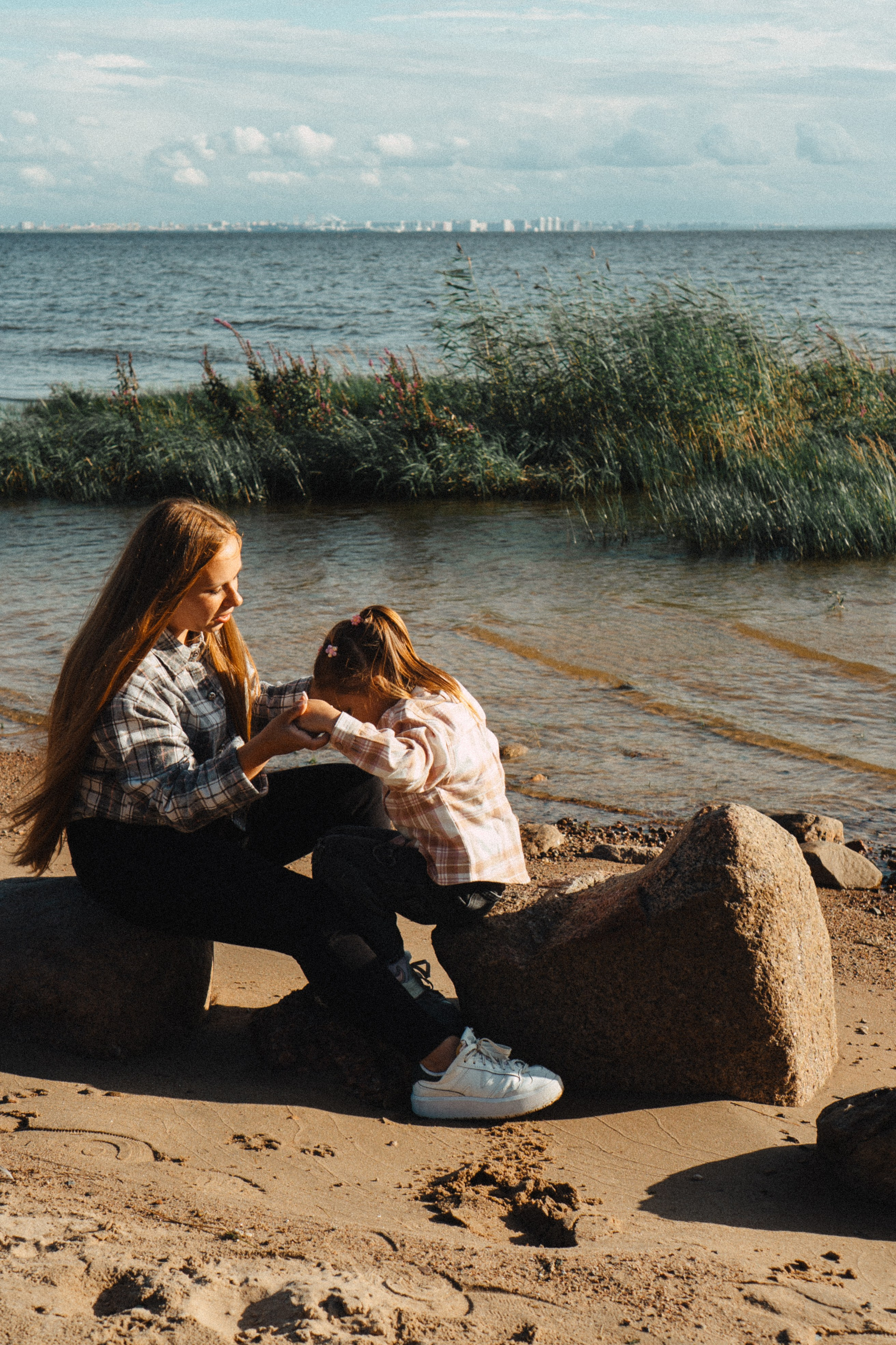 МАМА И ДОЧКА НА ФИНСКОМ ЗАЛИВЕ. Профессиональный фотограф, Санкт-Петербург — Виктория Богомолова