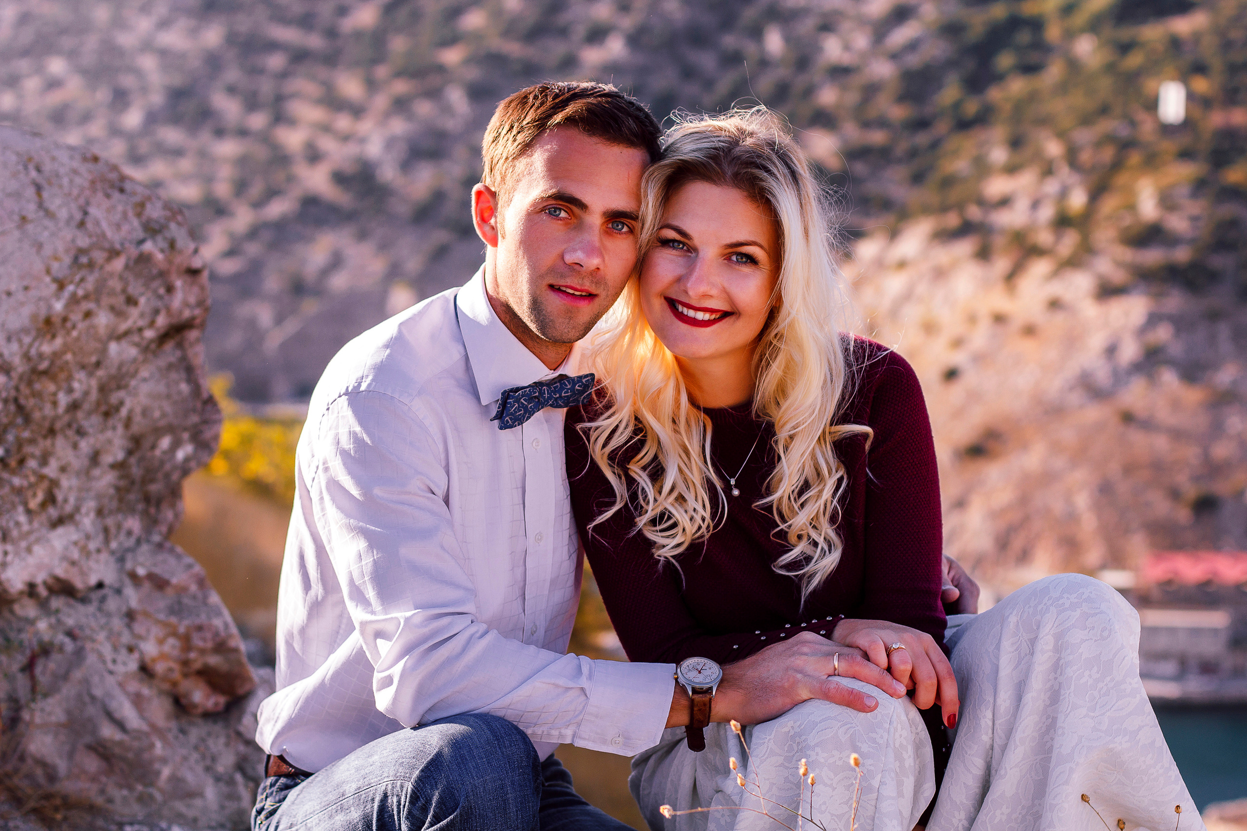 Анна и Володя в Балаклаве, Севастополь. Свадебный и семейный фотограф в Евпатории Зайцева Надежда