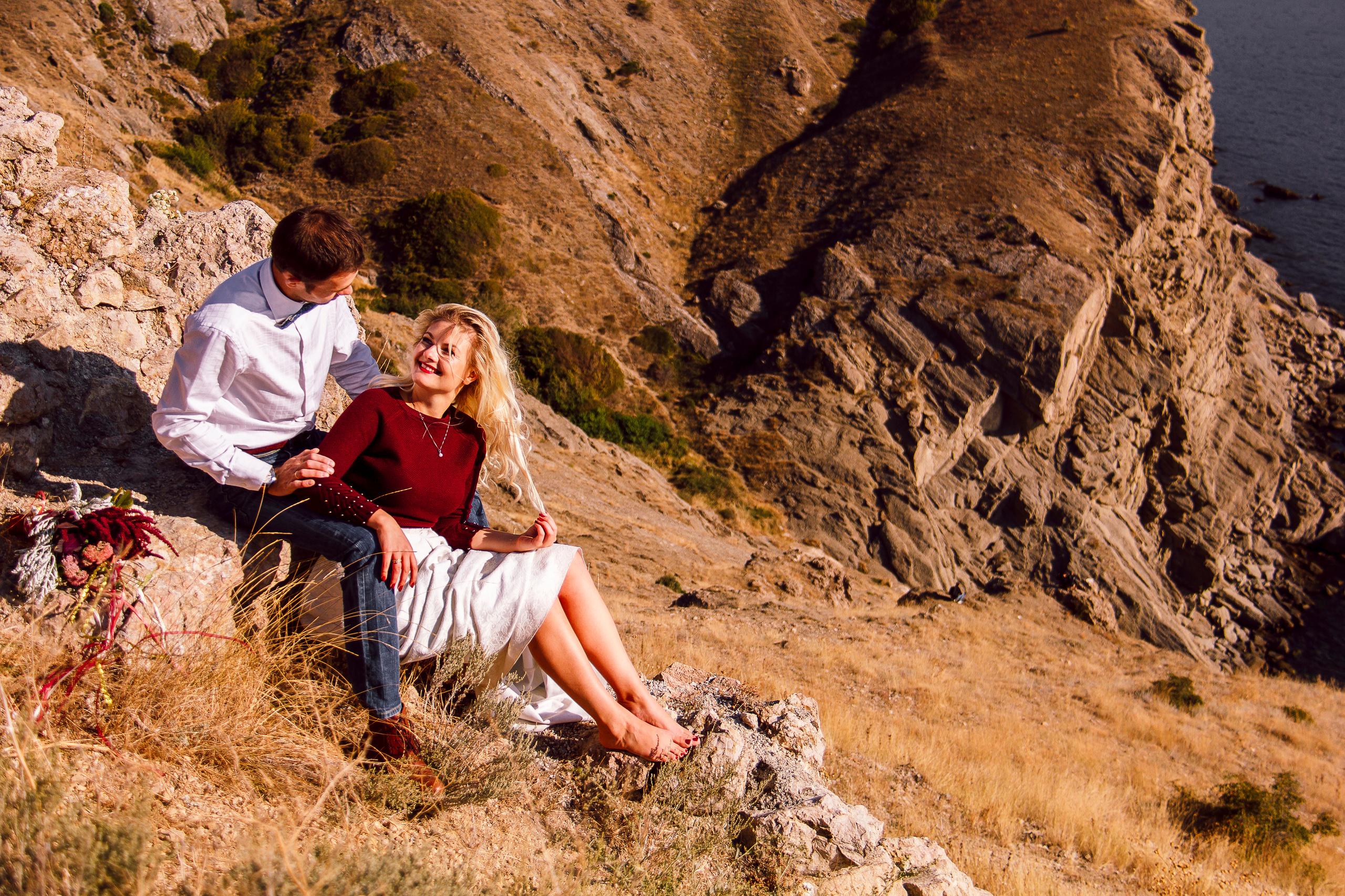 Анна и Володя в Балаклаве, Севастополь. Свадебный и семейный фотограф в Евпатории Зайцева Надежда