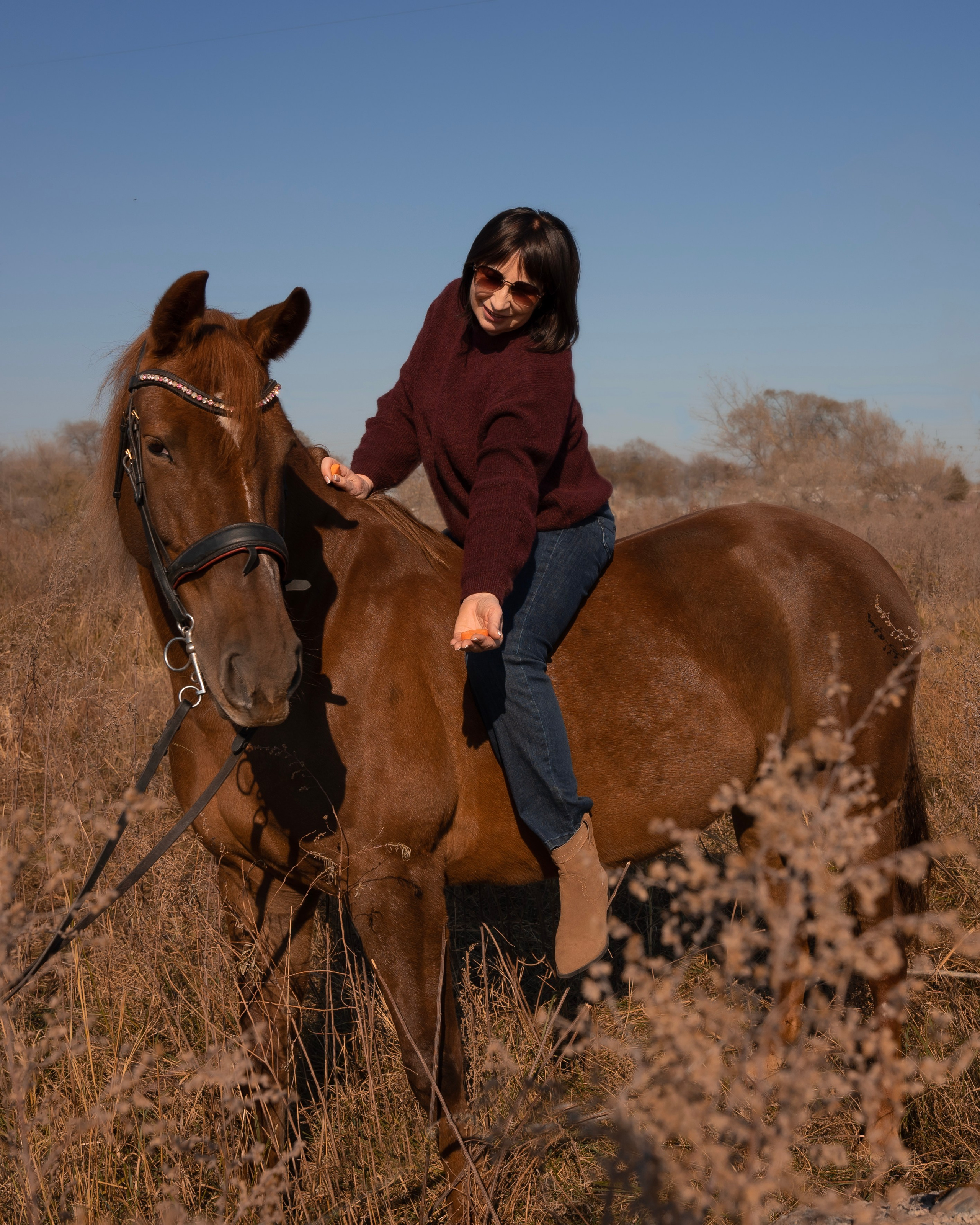Фотосессия с лошадью. Женский, семейный фотограф в г. Уссурийске Марина Гусарова