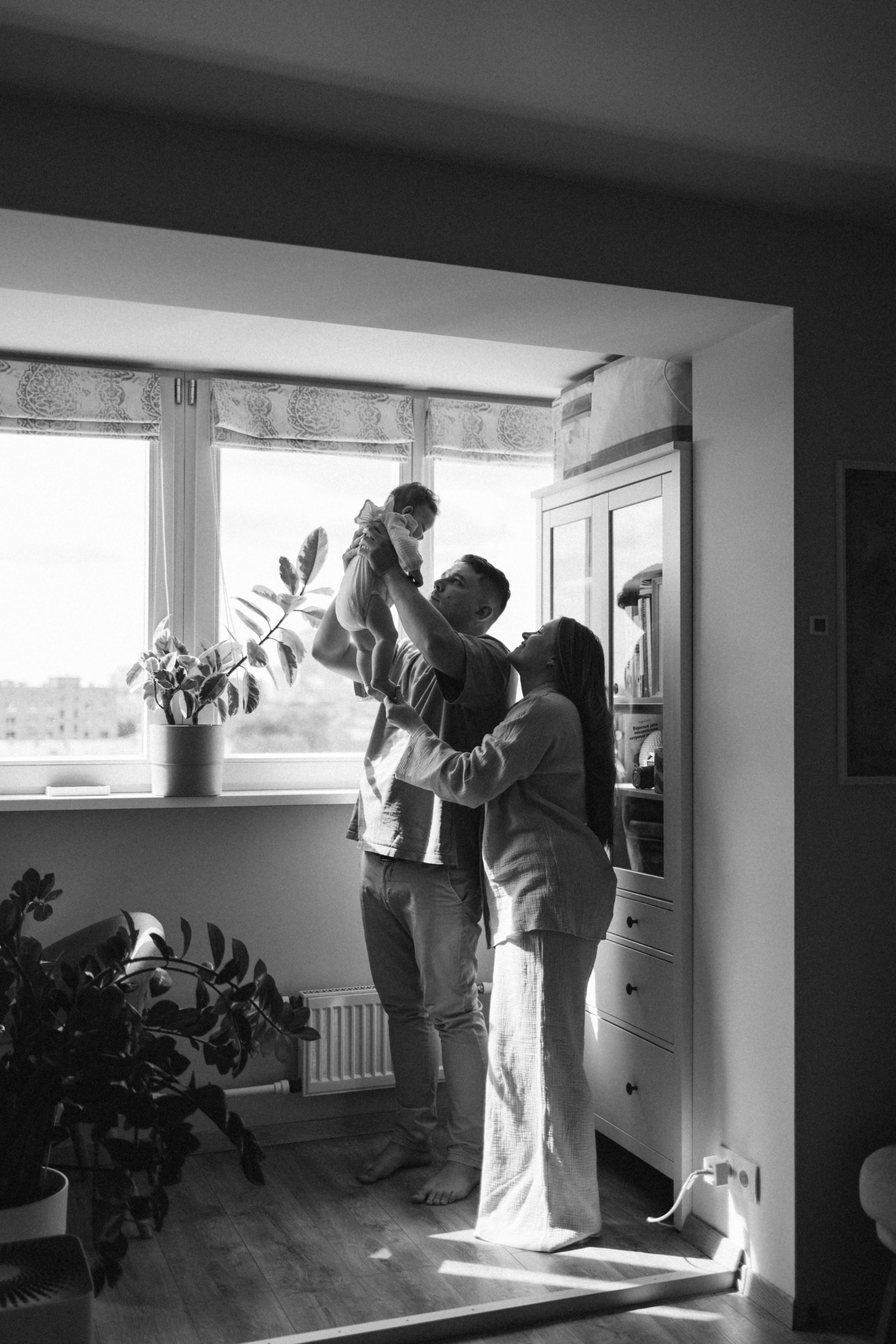 Лёша, Юля и Мира. Семейный фотограф Москва Валерия Белова