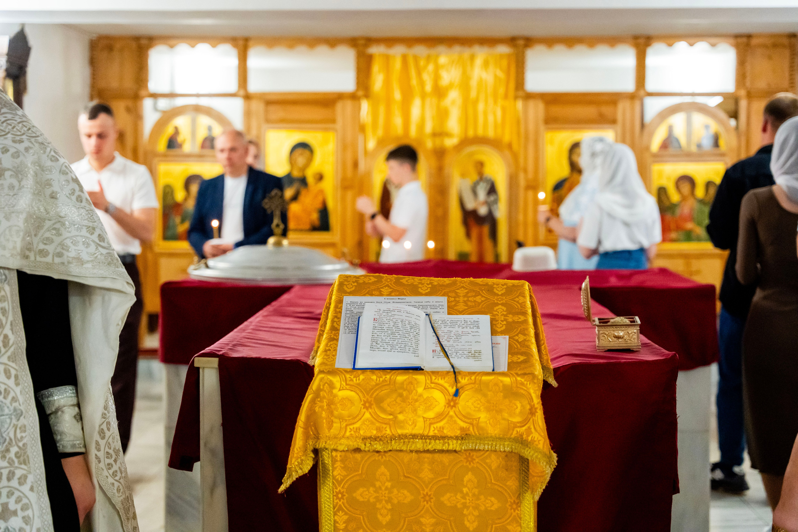 Крещение Льва. Фотограф Юлия Попова