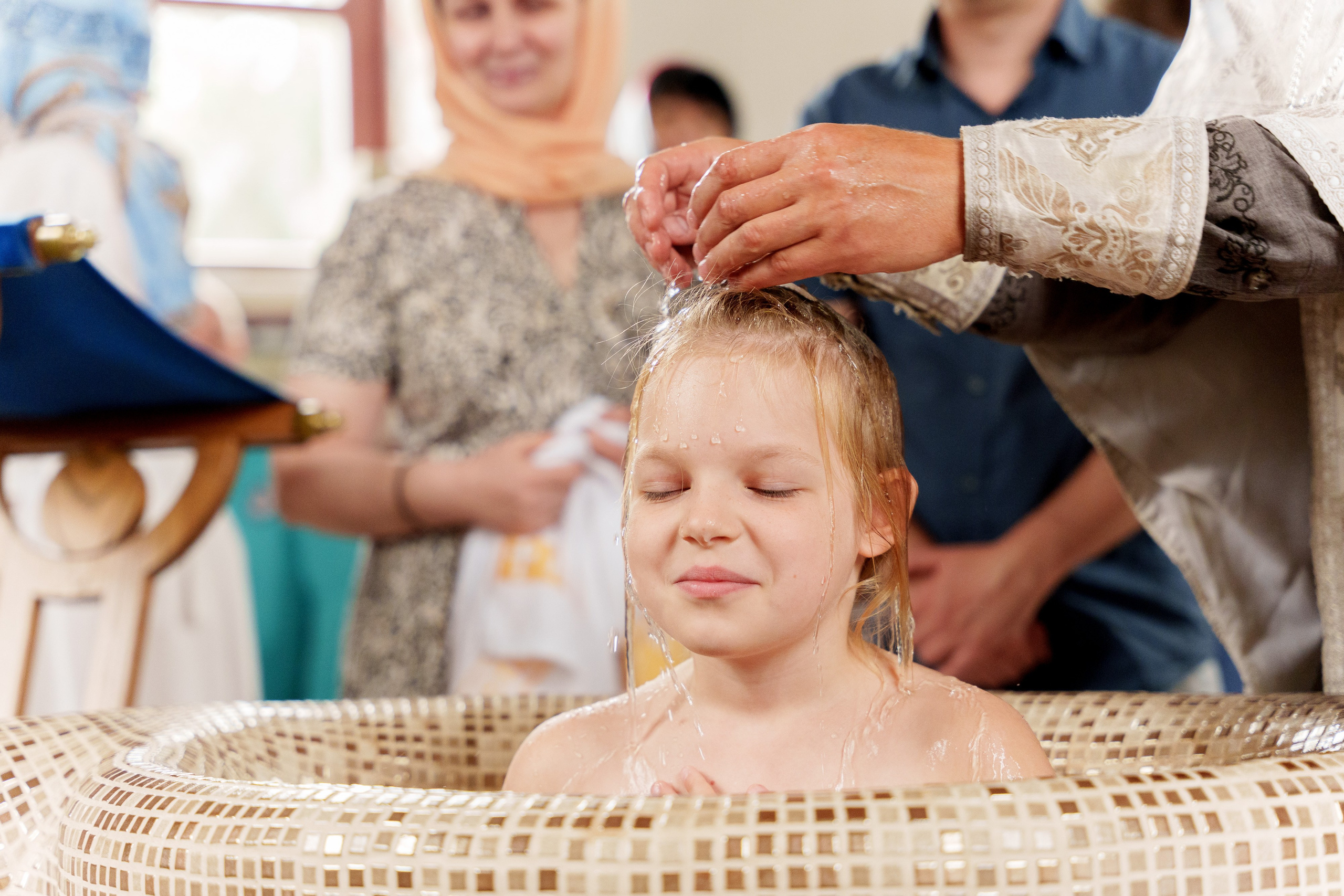 Крещение Полины. Фотограф Юлия Попова