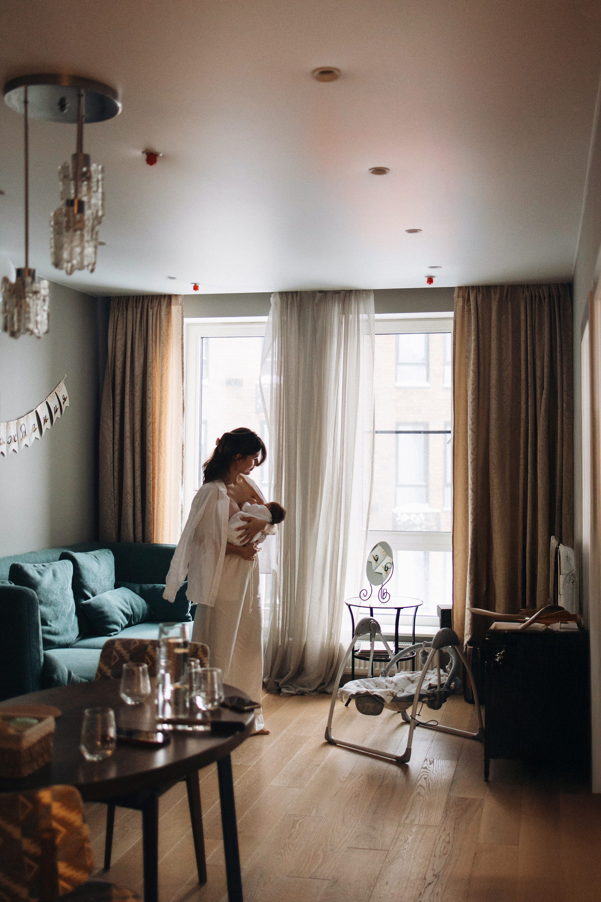 Диана, Рустам, Дамир, домашняя newborn. Семейный фотограф в Москве Марина Петра