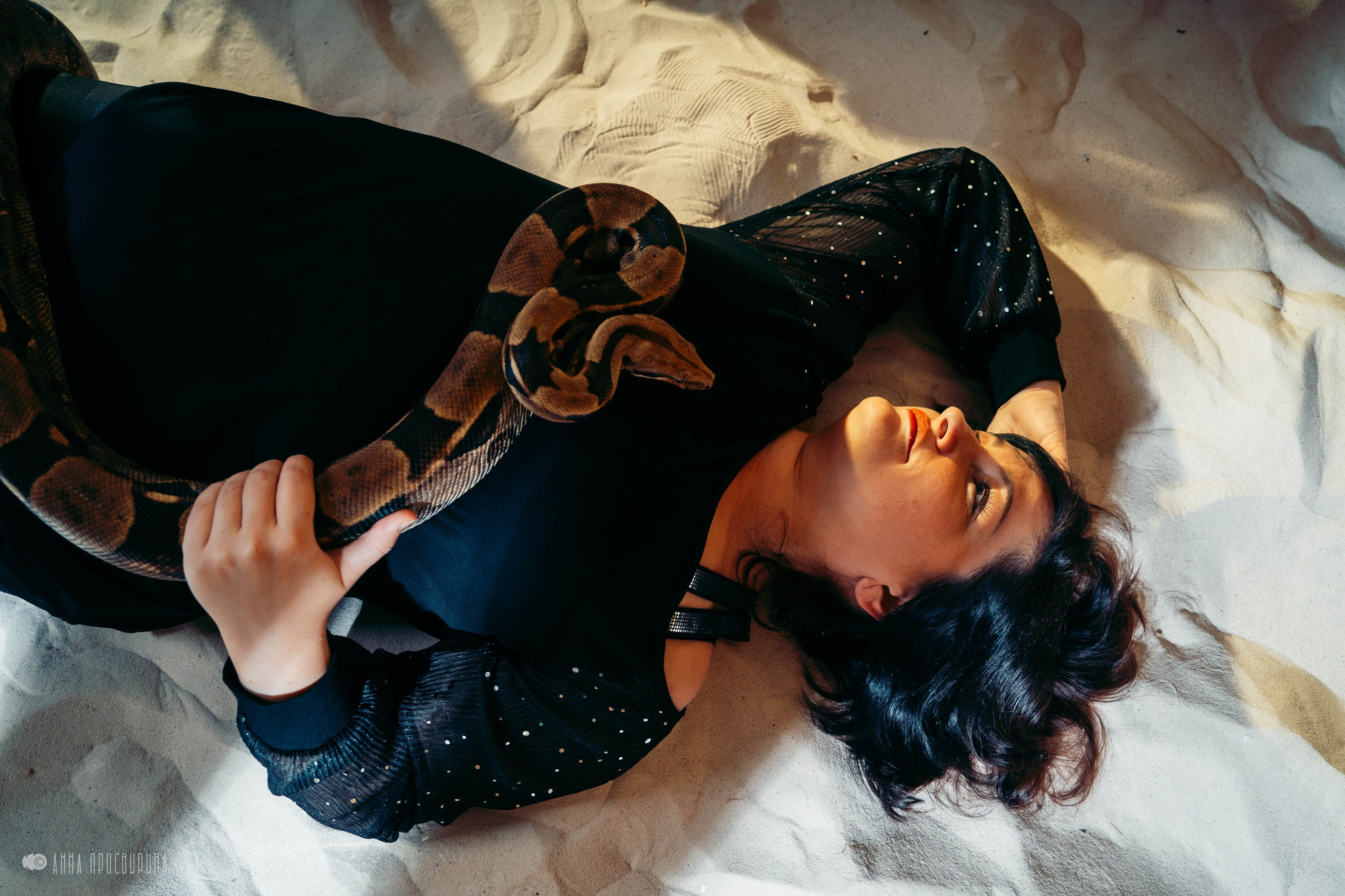 Новогодняя съемка с символом года для проекта Dolce Donna. Ваш фотограф в Санкт-Петербурге Анна Просвирина