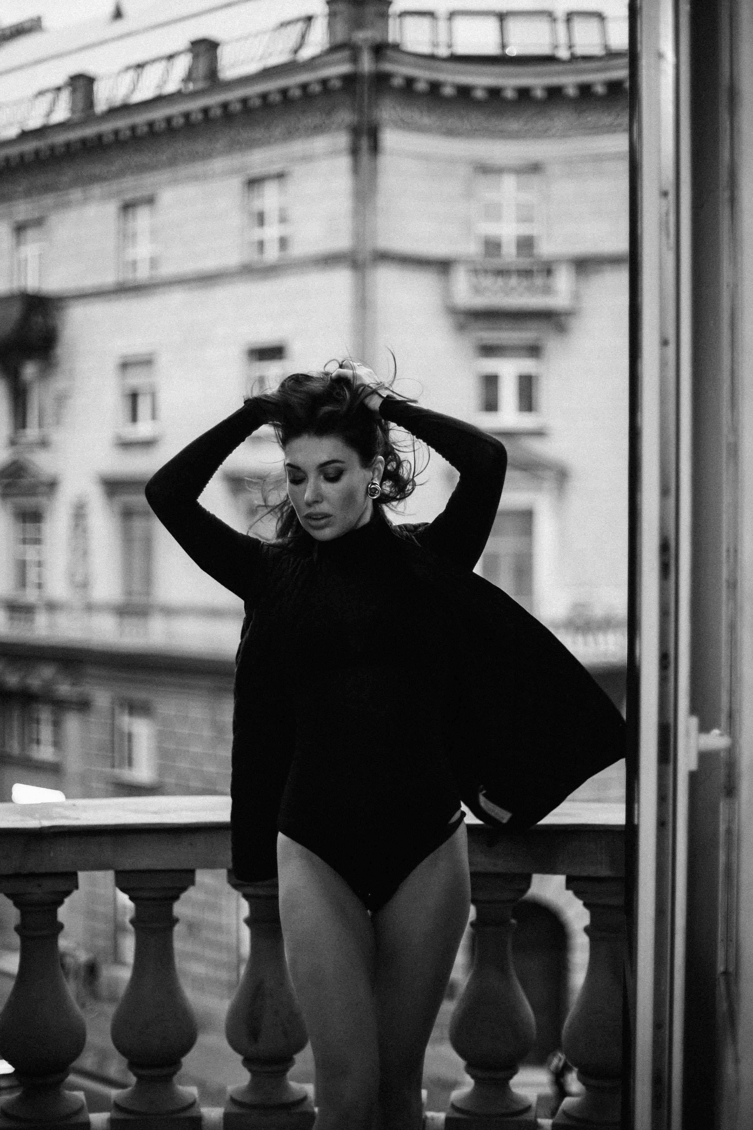 Вероника (съемка на балконе). Фотограф в Москве и Санкт-Петербурге Дарина