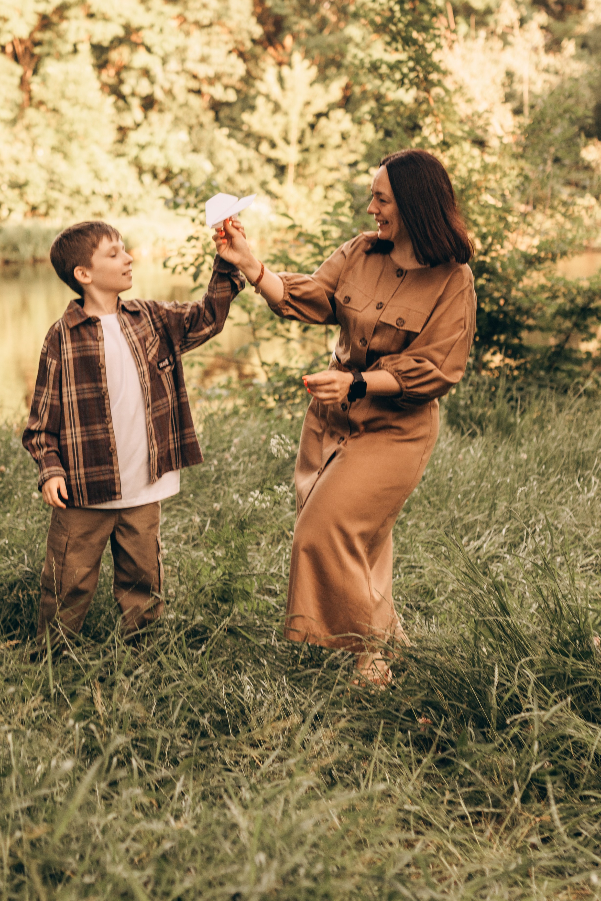 Прогулка по Ртищевскому пруду с прекрасной семьёй Ларисы её мамой и сыном Глебом. Фотограф в Ставрополе Svetlana Matveeva