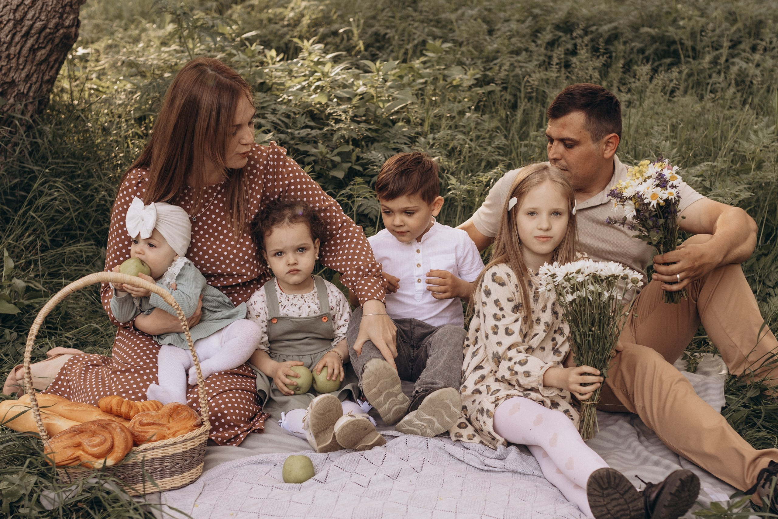 Семейная фотосессия для Александра, Каролины, Мирославы, Вани, Алины и Варюши. Фотограф в Ставрополе Svetlana Matveeva