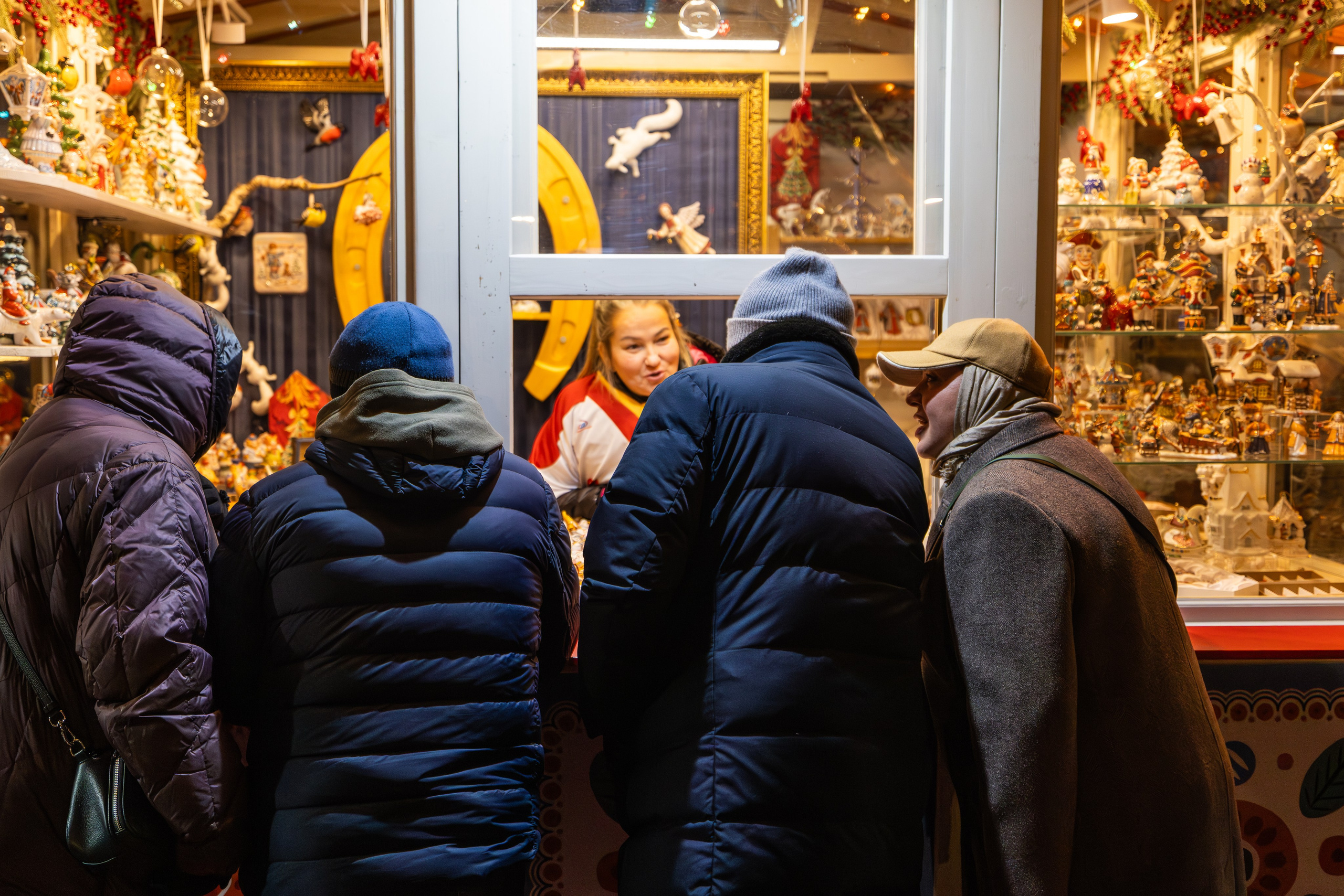 Продажа сувениров на Красной площади