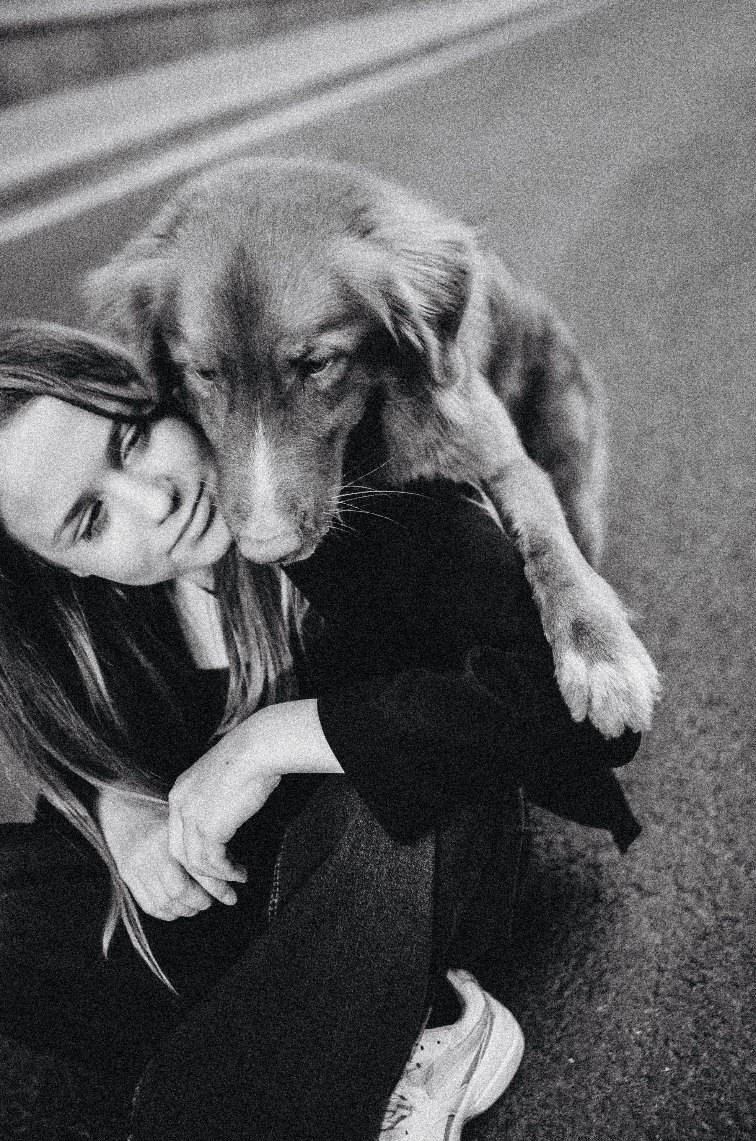 Алина и Бис. Фотограф-анималист Богданова Полина