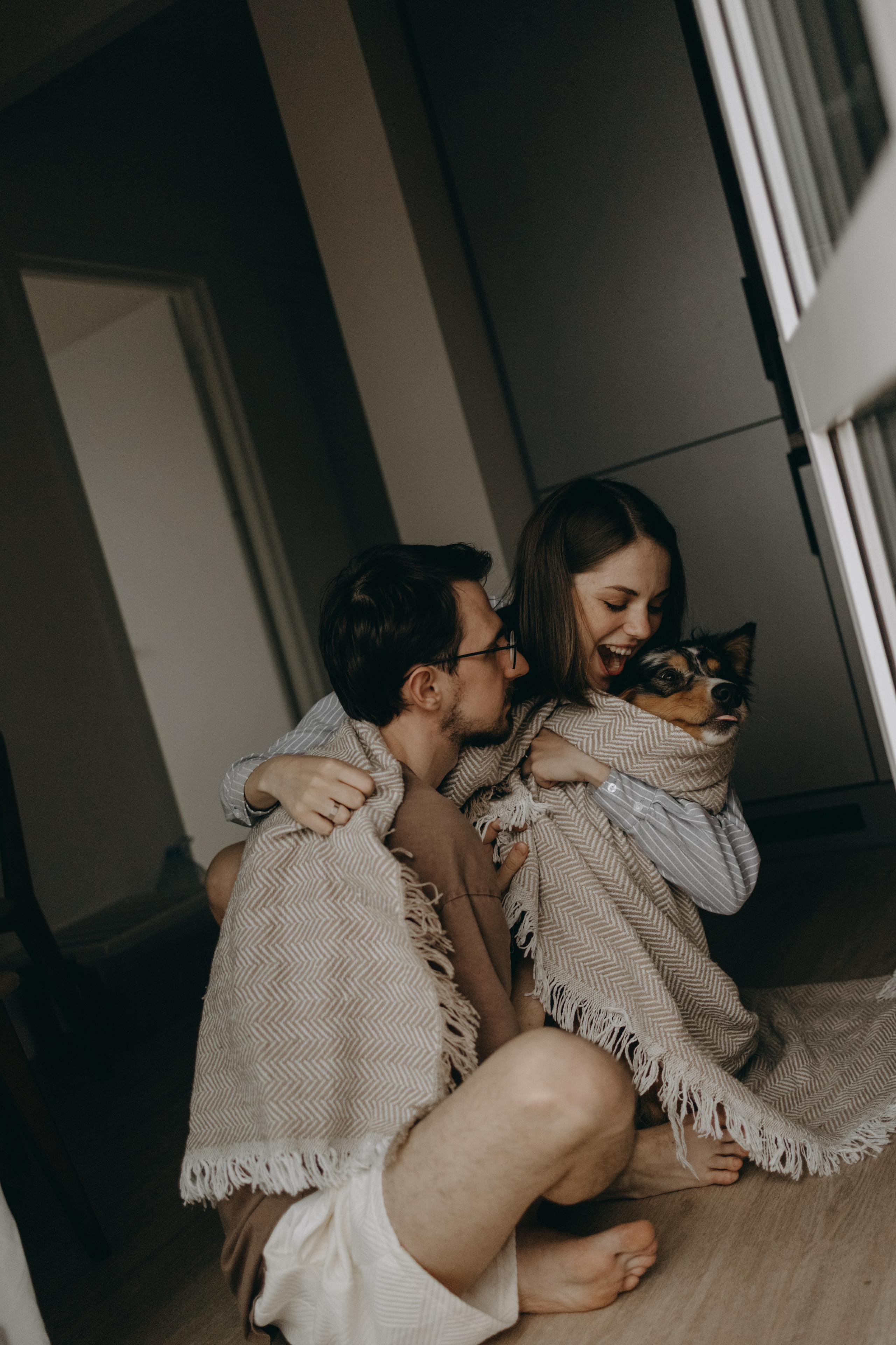 Настя, Никита и их Гром и Мяу. Фотограф — Анималист | Санкт-Петербург